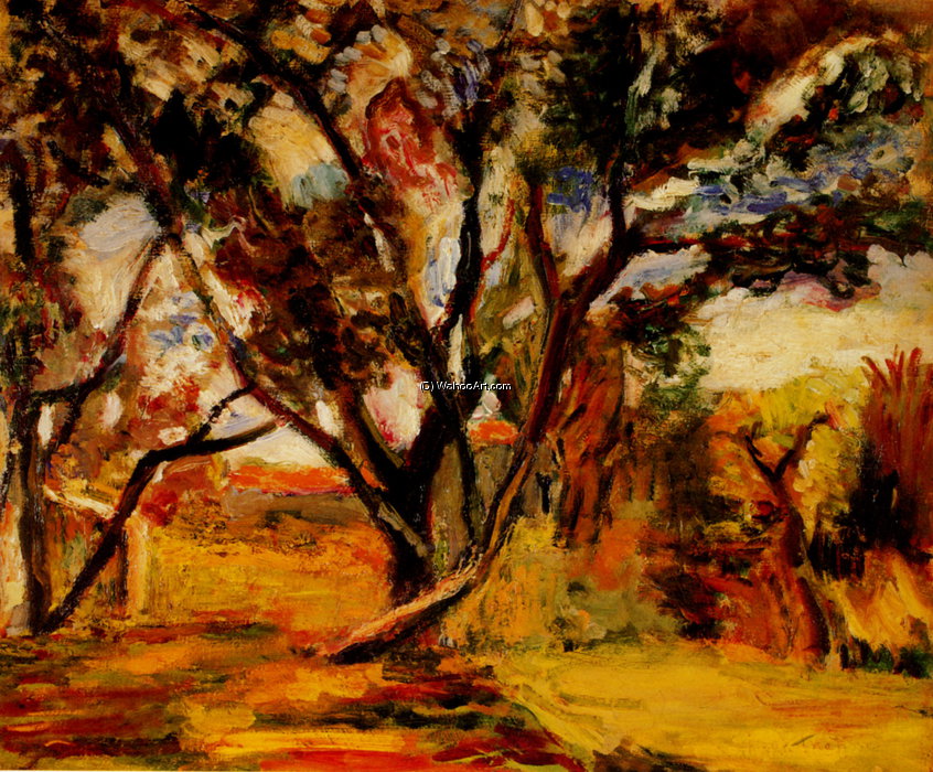 Olive Tree, Corsica Oil On Canvas Private Collection — Henri Matisse