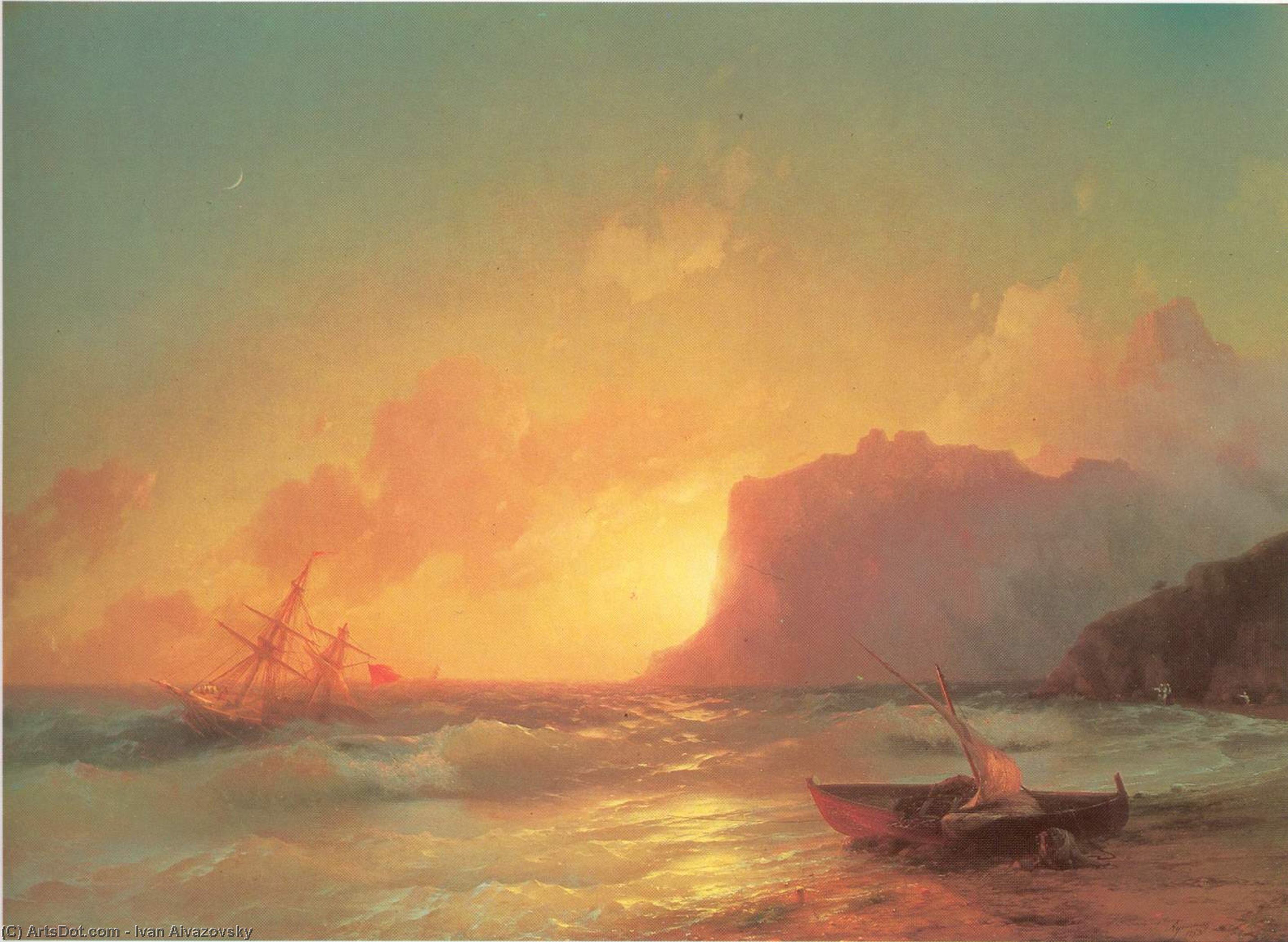 The Sea. Koktebel. — Ivan Konstantinovich Aivazovsky