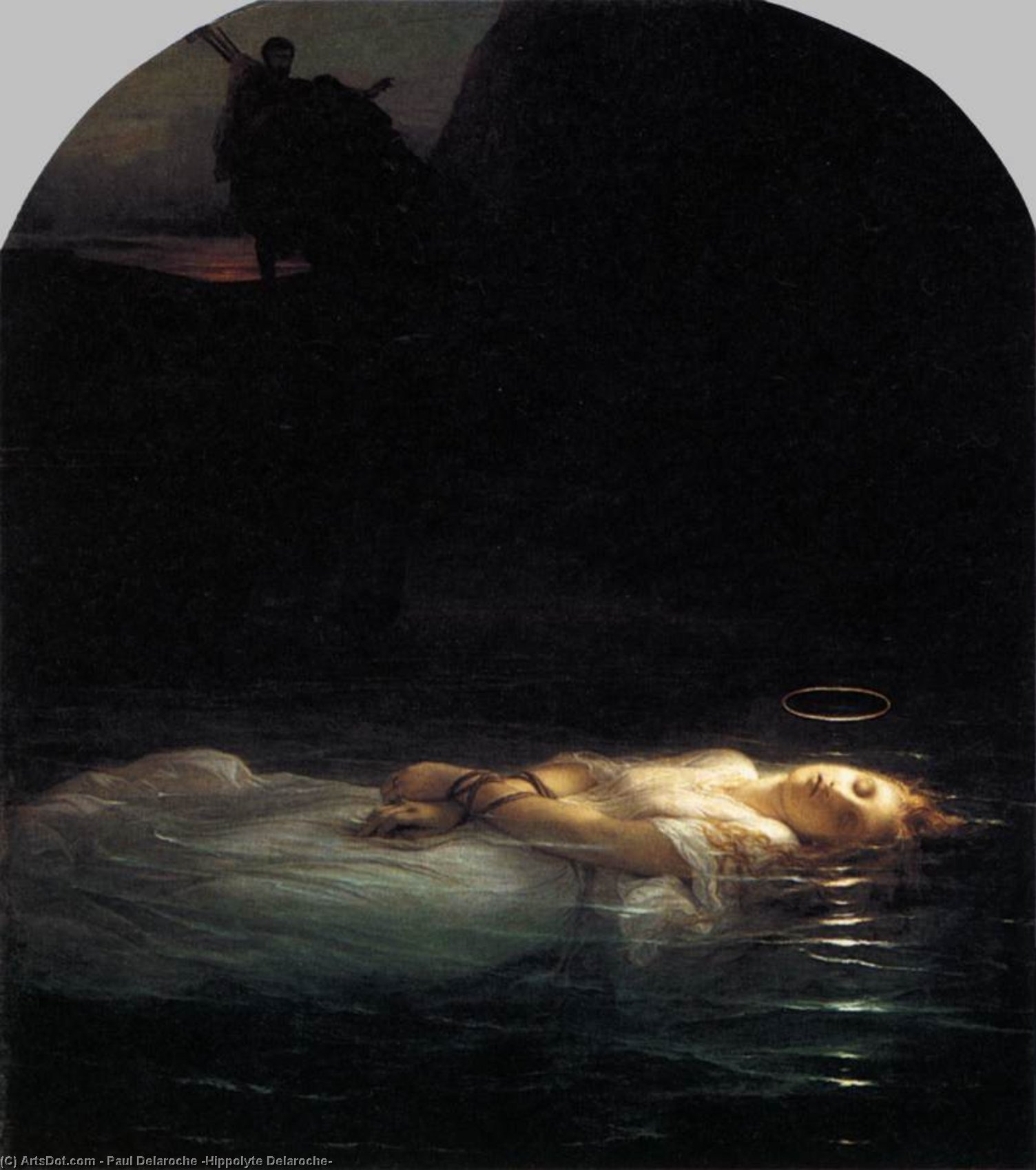 El Martir Cristiano Joven — Paul Delaroche