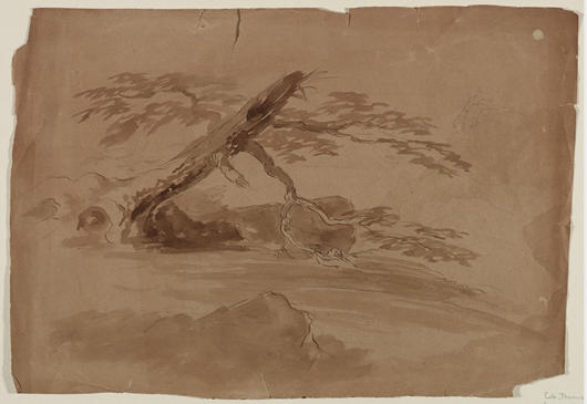 Landscape And River — Thomas Cole