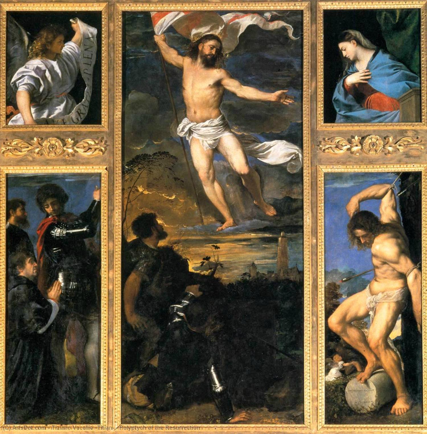 Polyptychus Der Auferstehung — Tizian