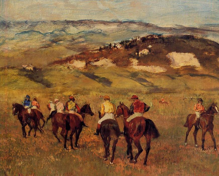 Rennpferde — Hilaire-germain-edgar Degas