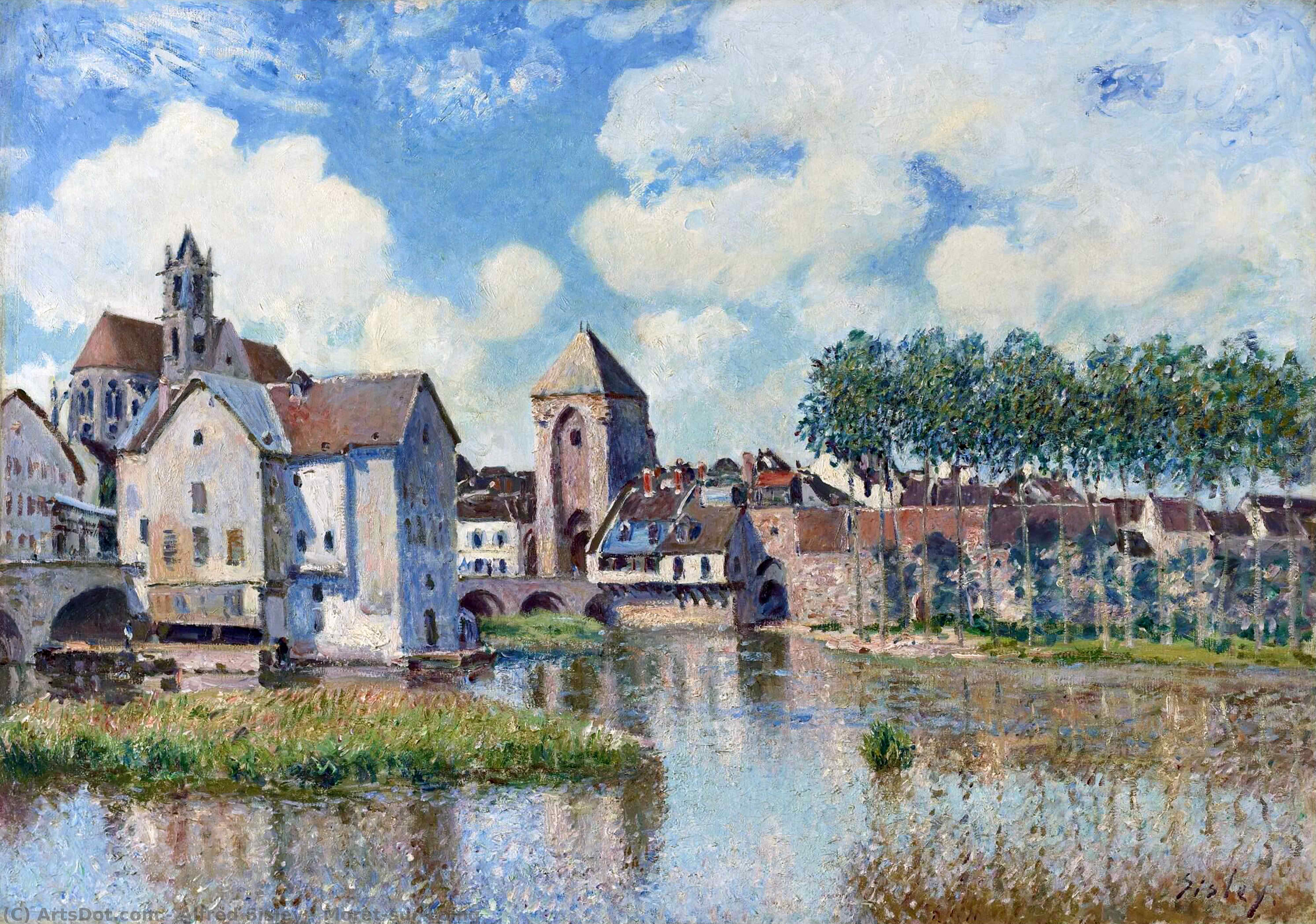 Moret-sur-loing — Alfrēd Sislē