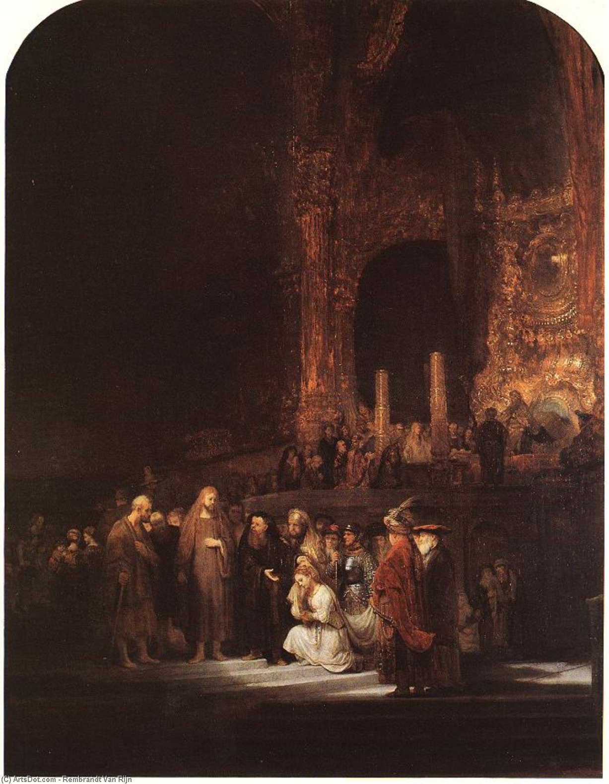 Christ And The Adulteress Ng London — Rembrandt Van Rijn