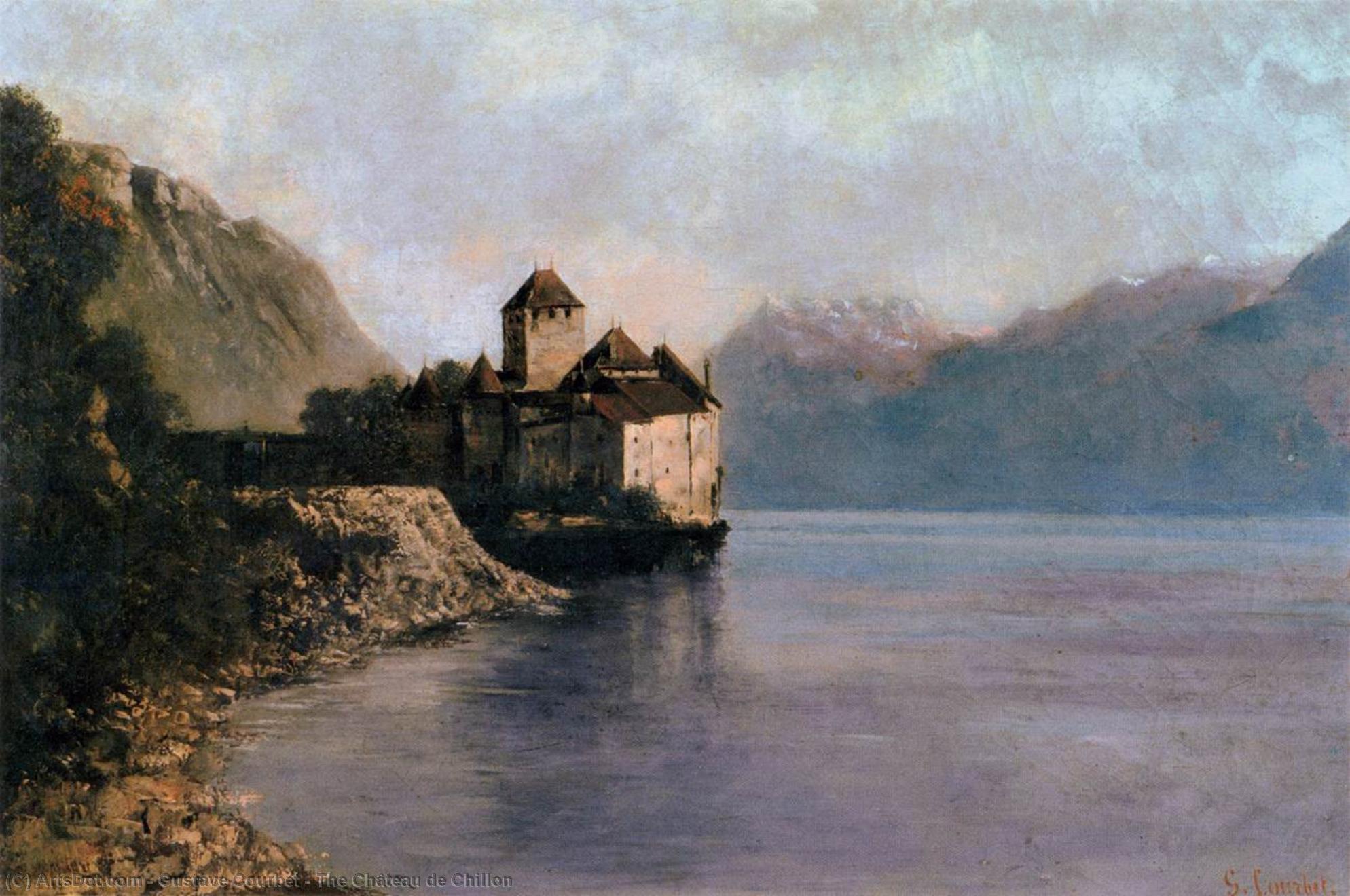 Il Castello Di Chillon — Gustave Courbet