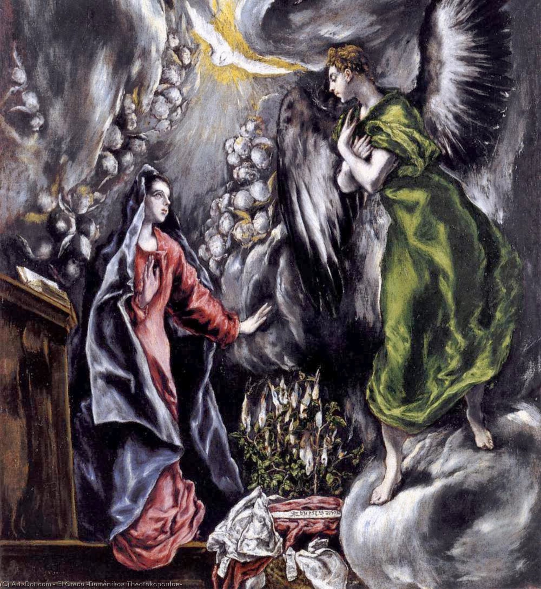 O Anúncio (detalhe) — El Greco