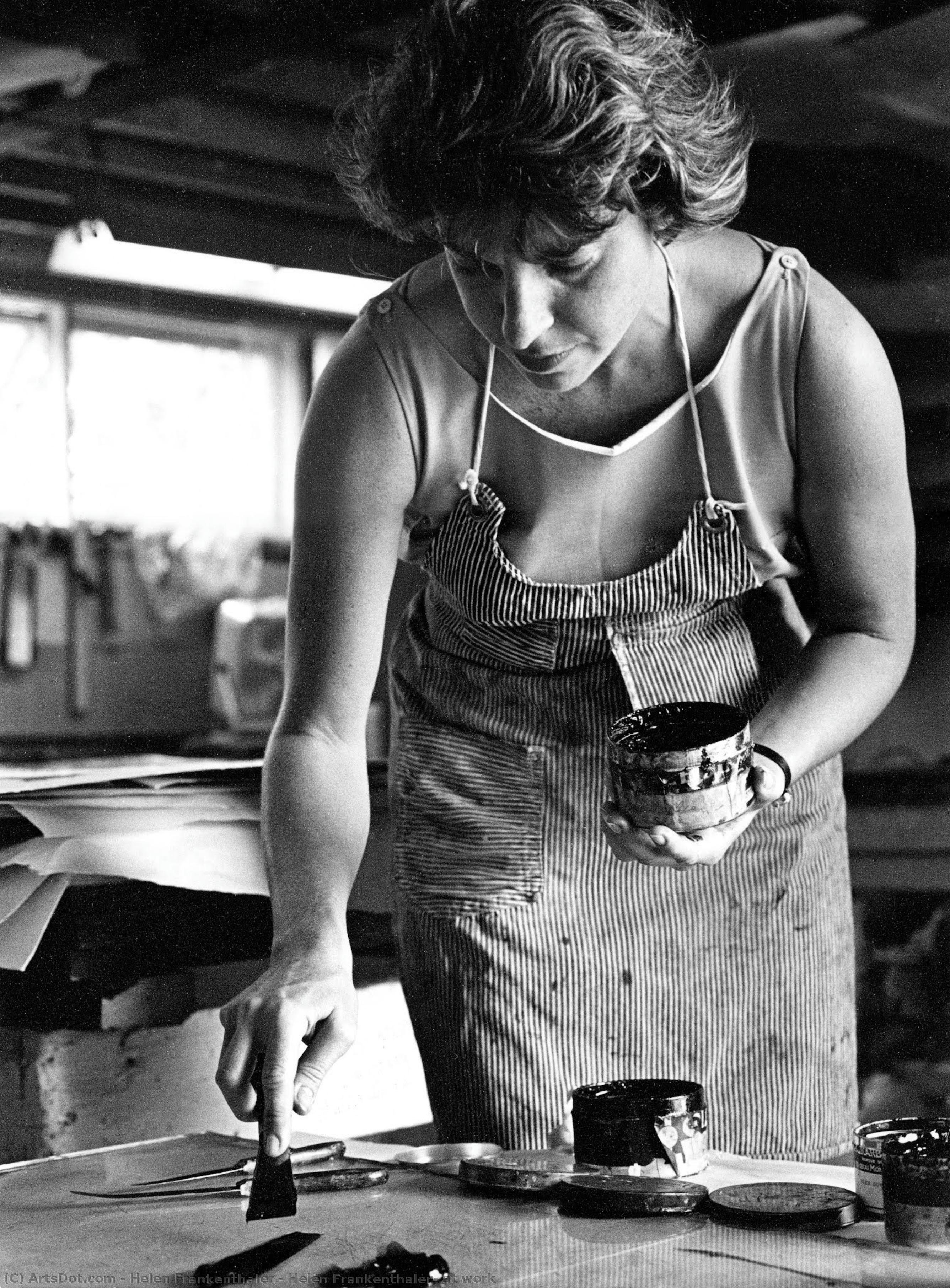 Helen Frankenthaler, At Work — 헬렌 프랑켄탈러