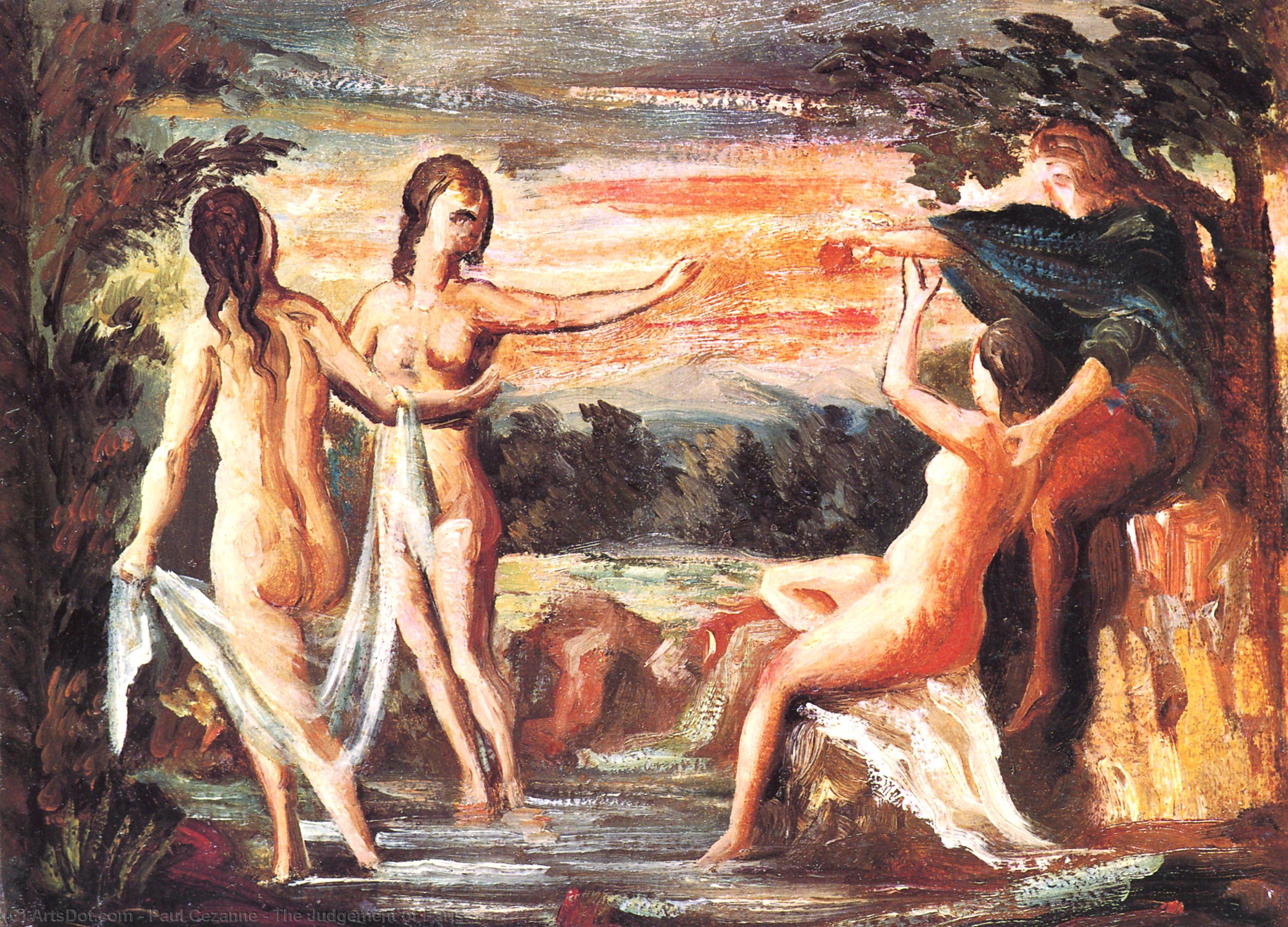 The Judgement Of Paris — Paul Cézanne