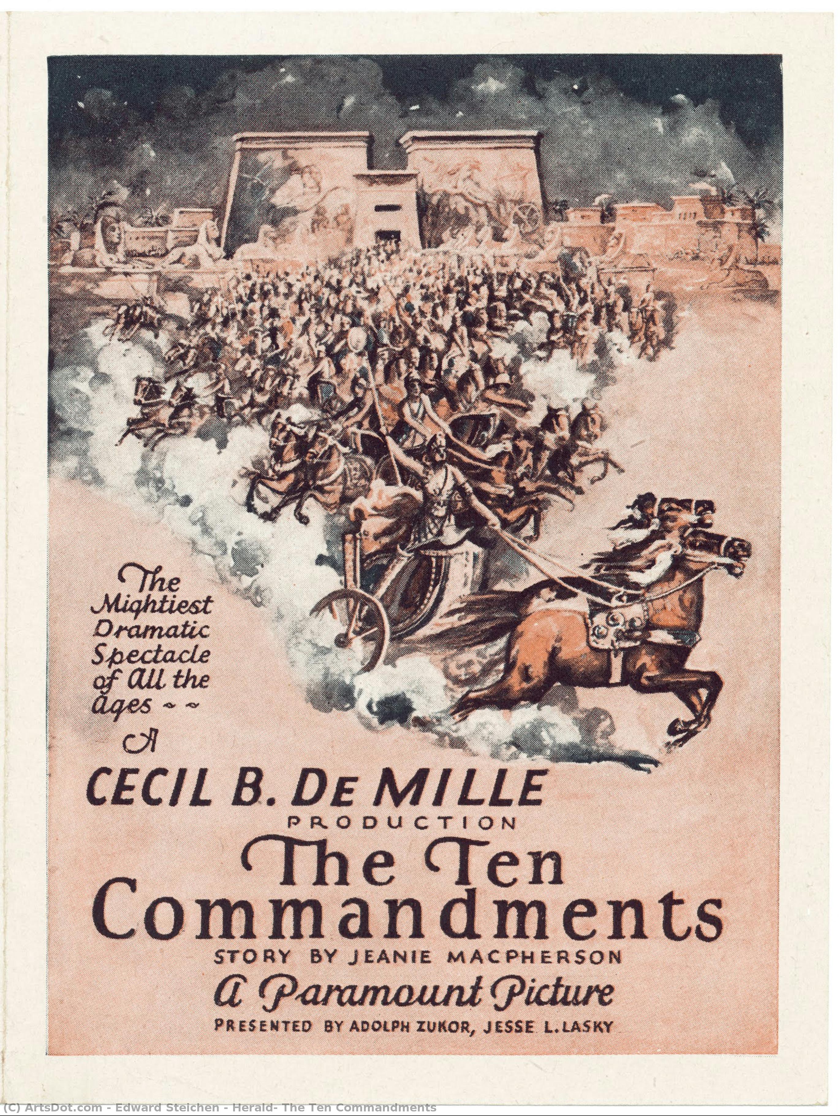 Herald, The Ten Commandments — Edward Steichen