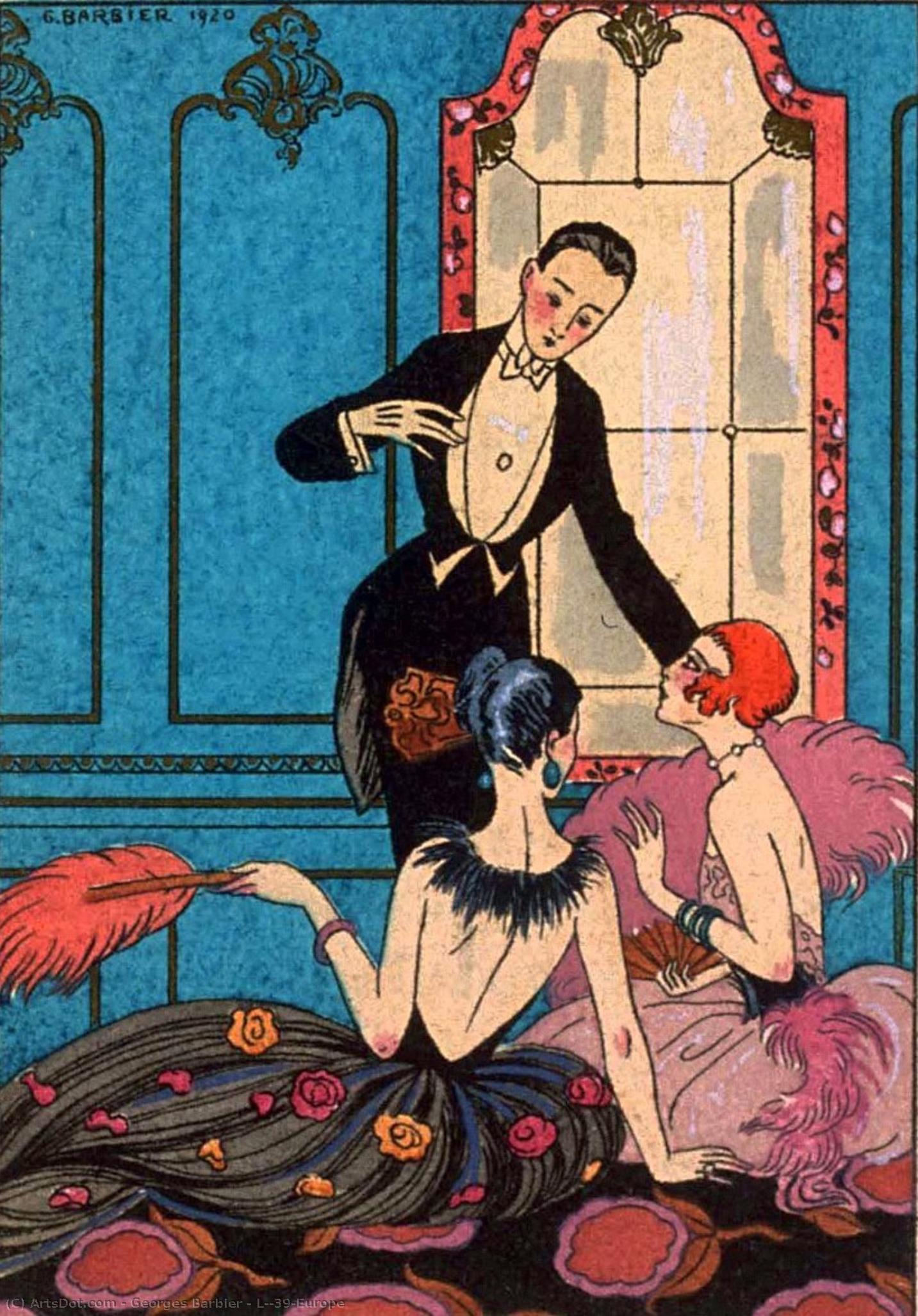 L'europe — Georges Barbier