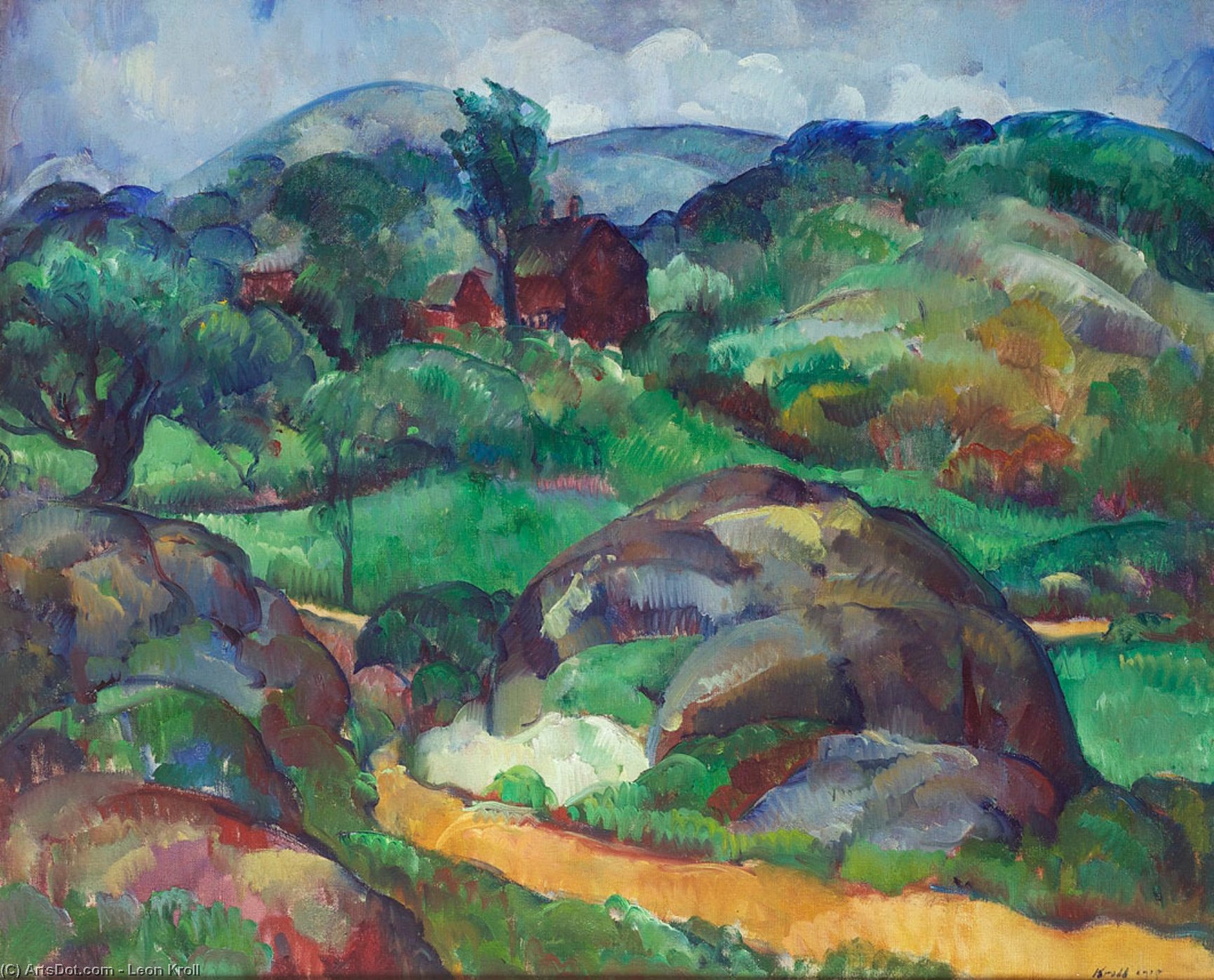 Landscape With House — Leon Kroll