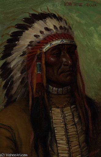 Bear Nose-sioux — Joseph Henry Sharp