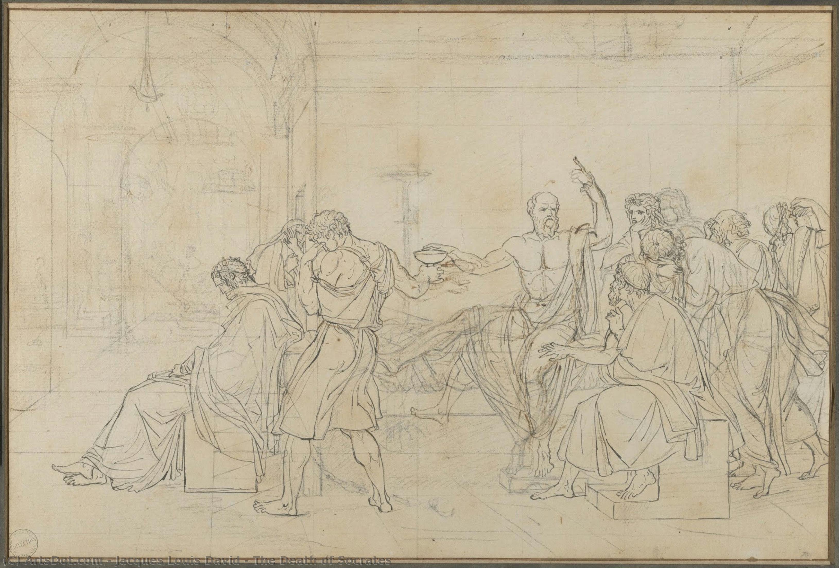 La Morte Di Socrate — Jacques-louis David