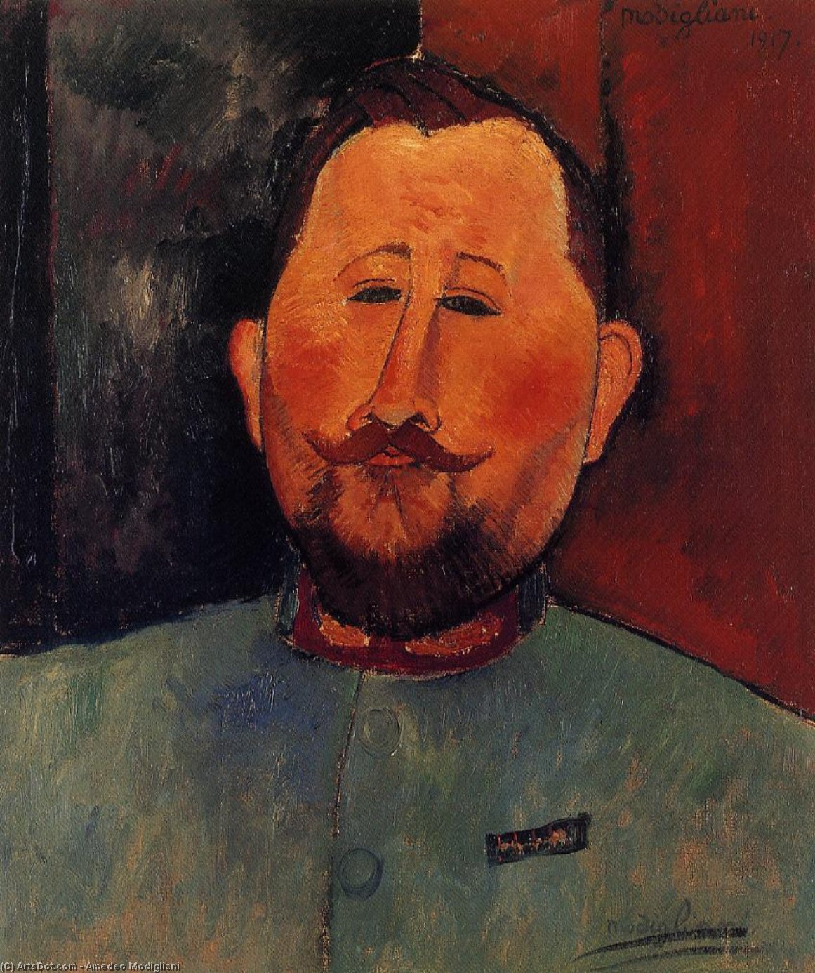 Porträt Von Doktor Devaraigne — Amedeo Modigliani