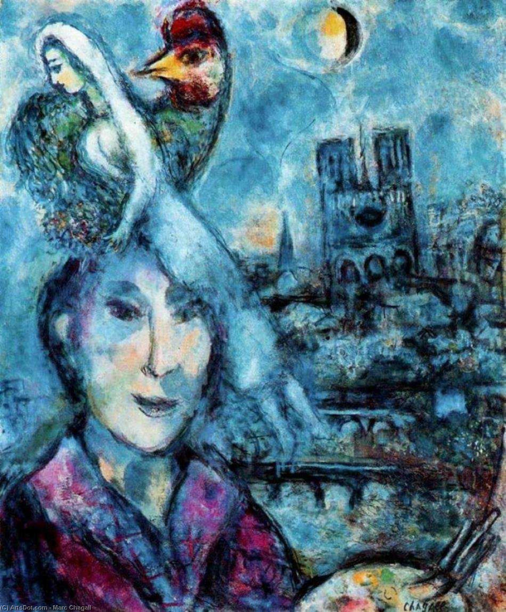 Selbstbildnis — Marc Chagall