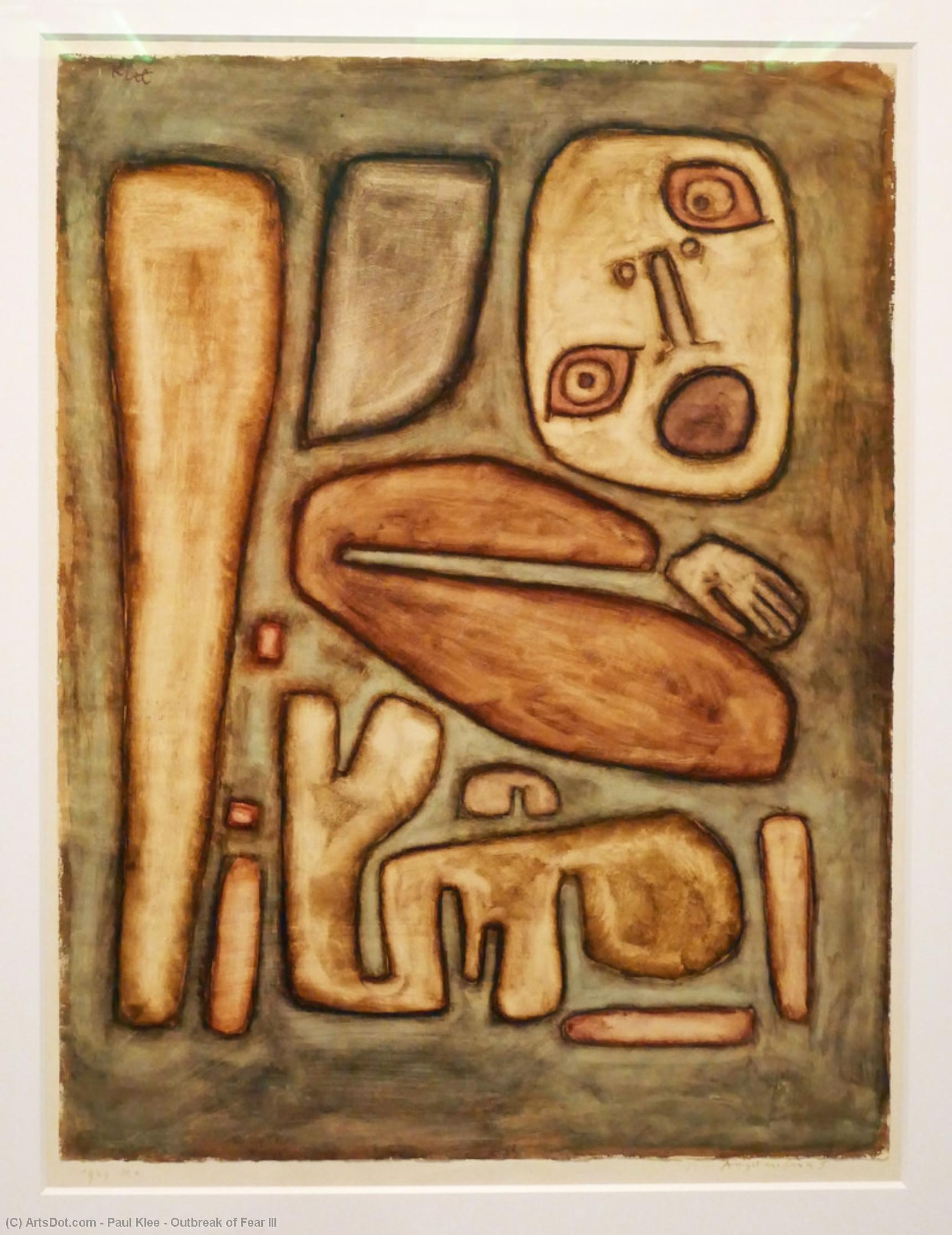 Sortie De La Peur Iii — Paul Klee