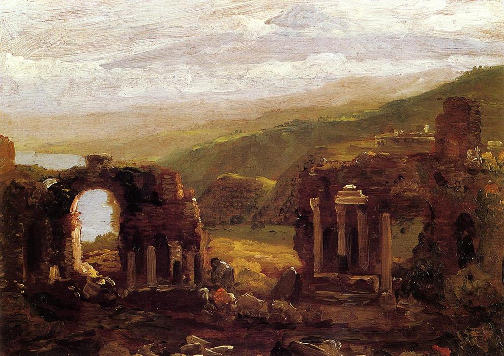 The Ruins Of Taormina — Thomas Cole