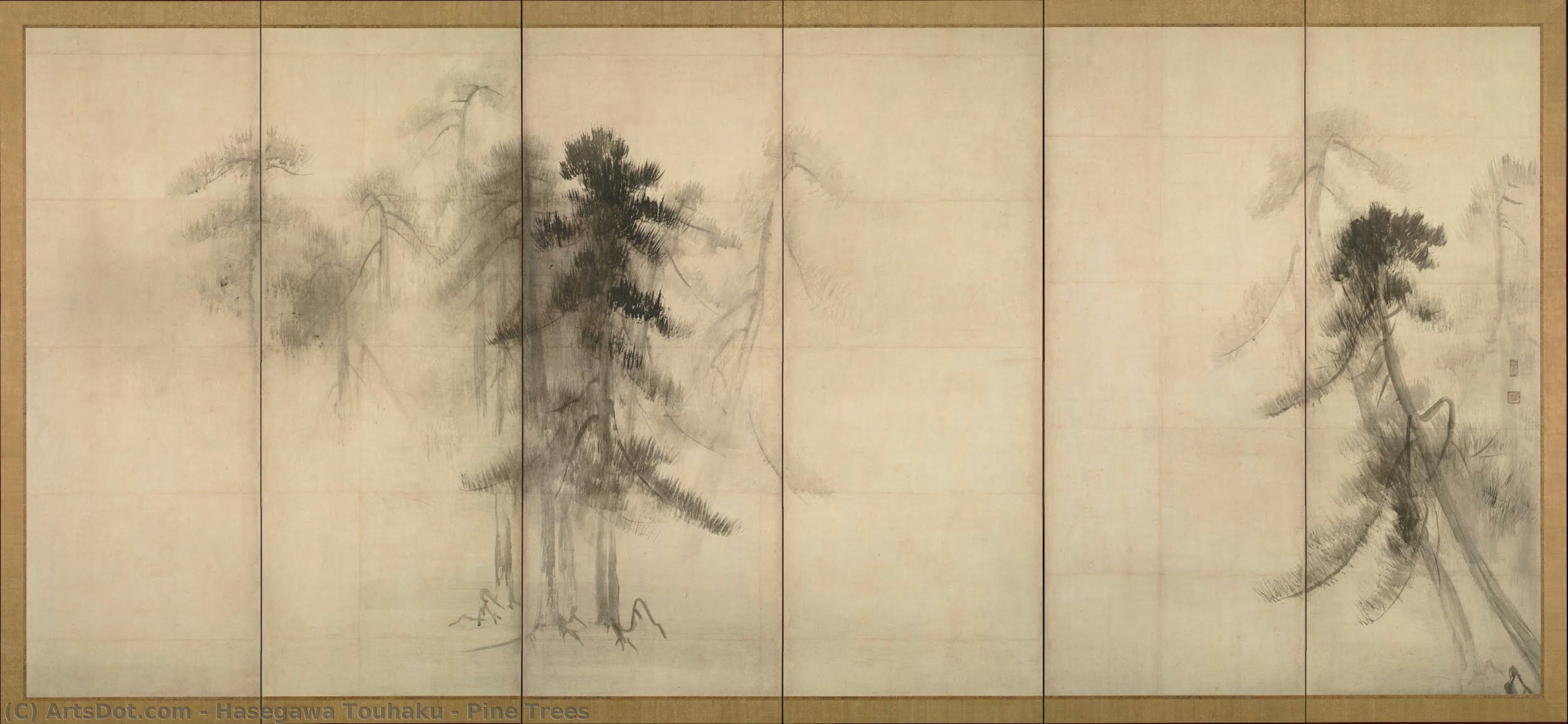Pine Trees — Hasegawa Tohaku