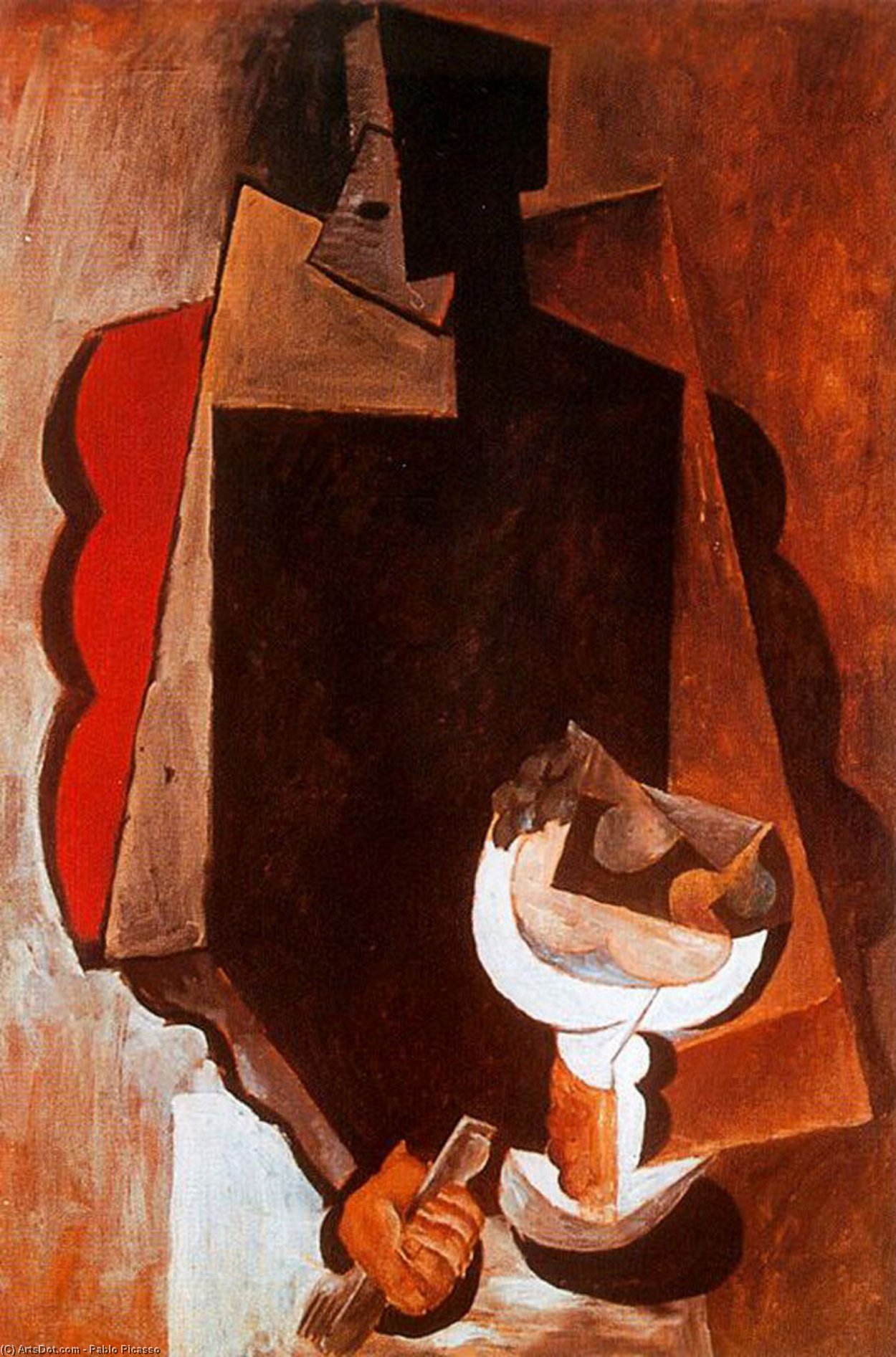 Mann Mit Obstschüssel — Pablo Picasso