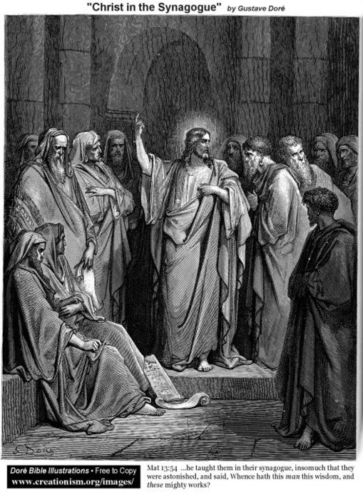 Christin The Synagogue — Gustav Doré