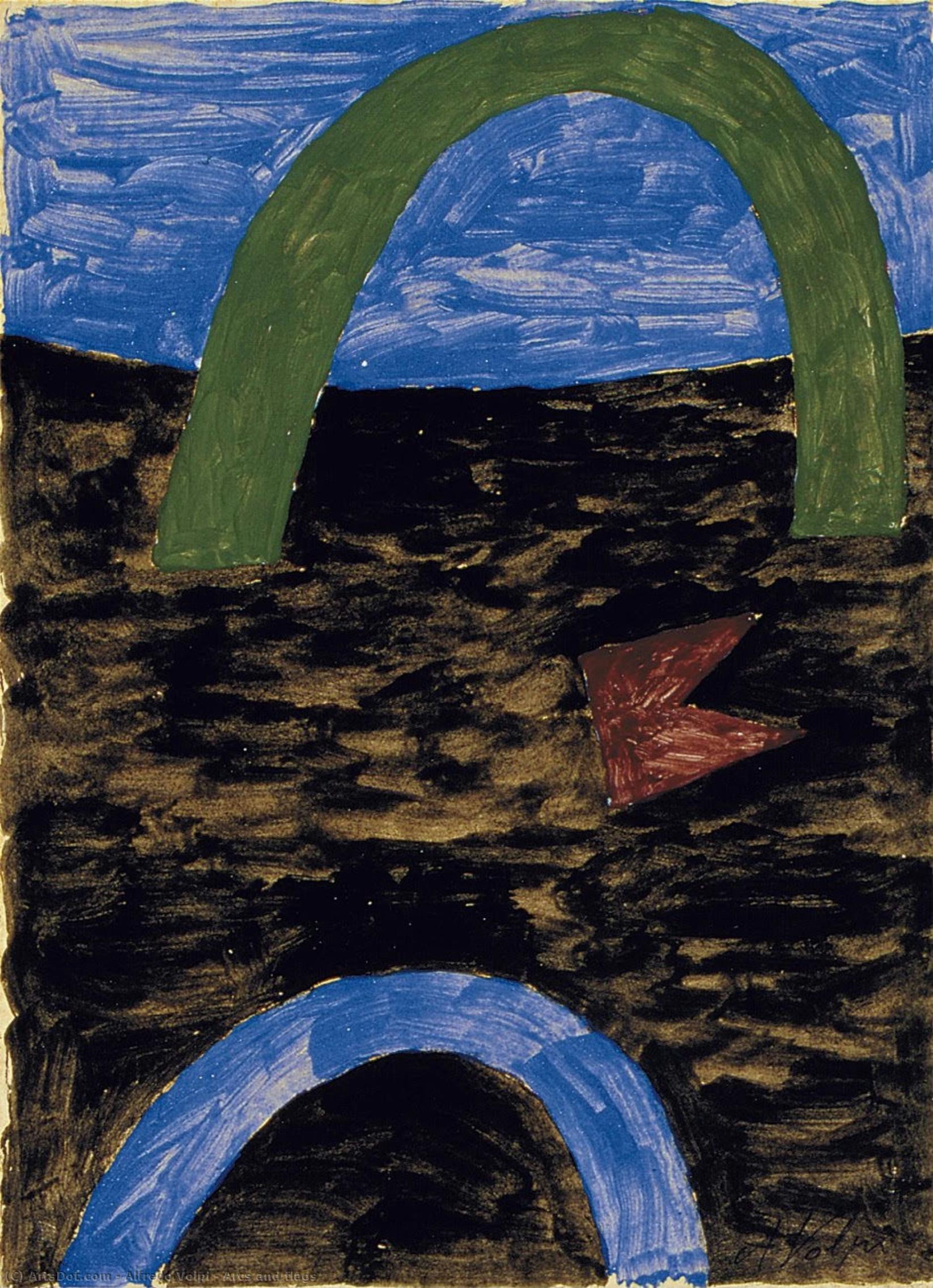 Arcs And Flags — Alfredo Volpi