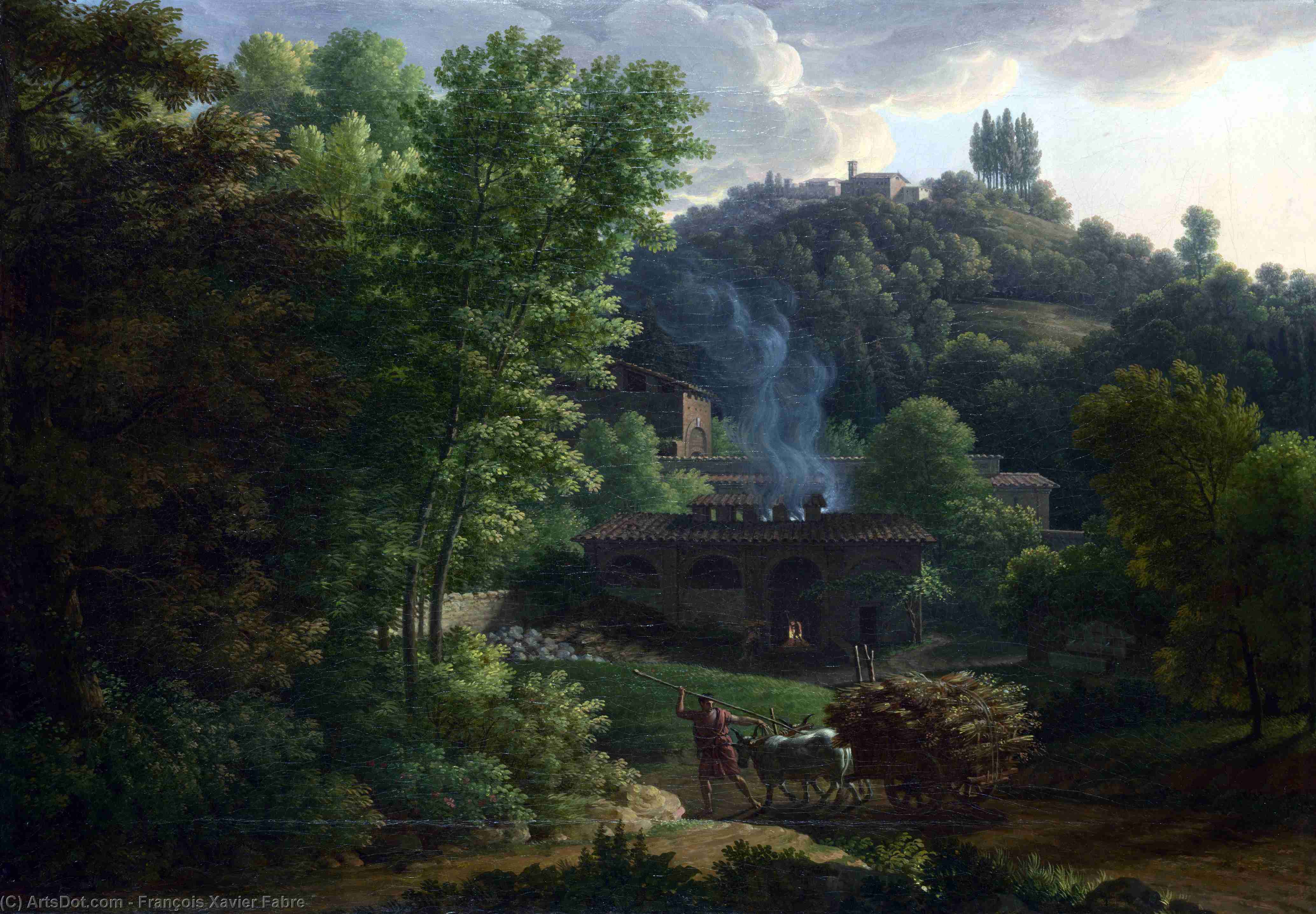 Italian Landscape — François Xavier Fabre