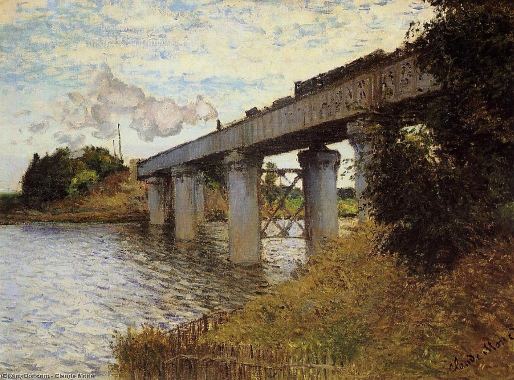 Mostek U Argenteuil — Claude Monet