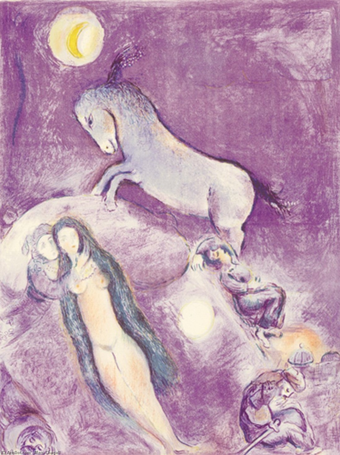 Él Subió Al Sofá — Marc Chagall