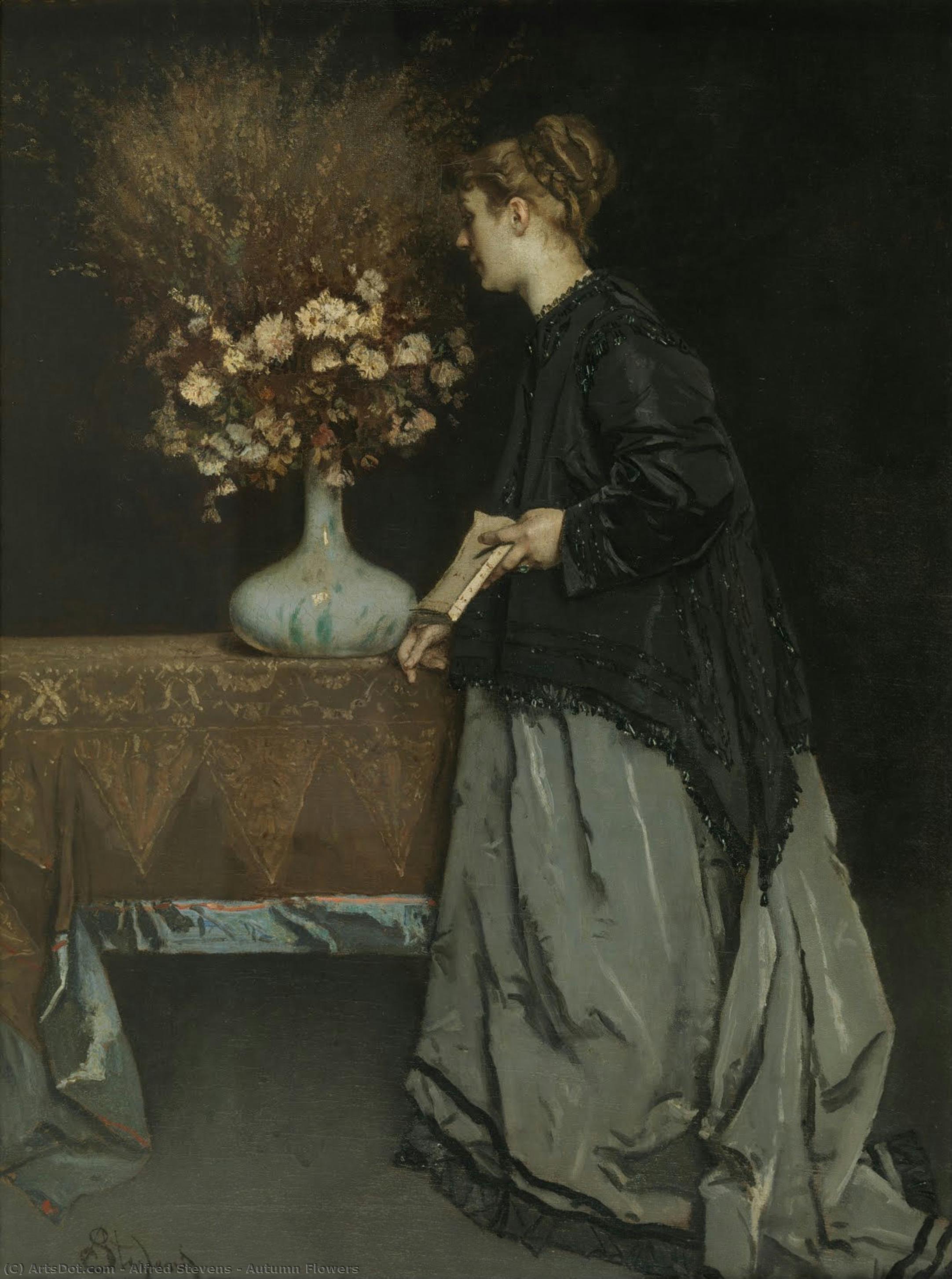 Autumn Flowers — Альфред Стівенс