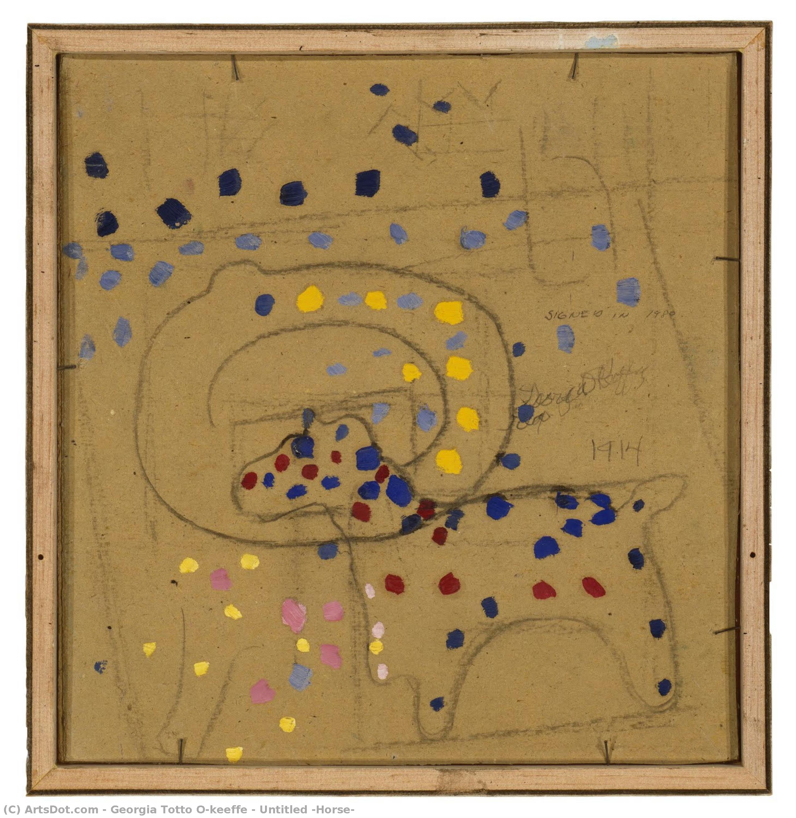 Sin Título (caballo) — Georgia O'keeffe