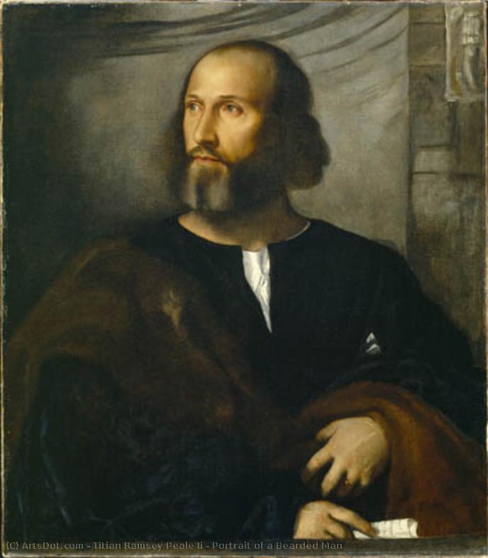 Portrait Of A Bearded Man — Titian Ramsay Peale Ii
