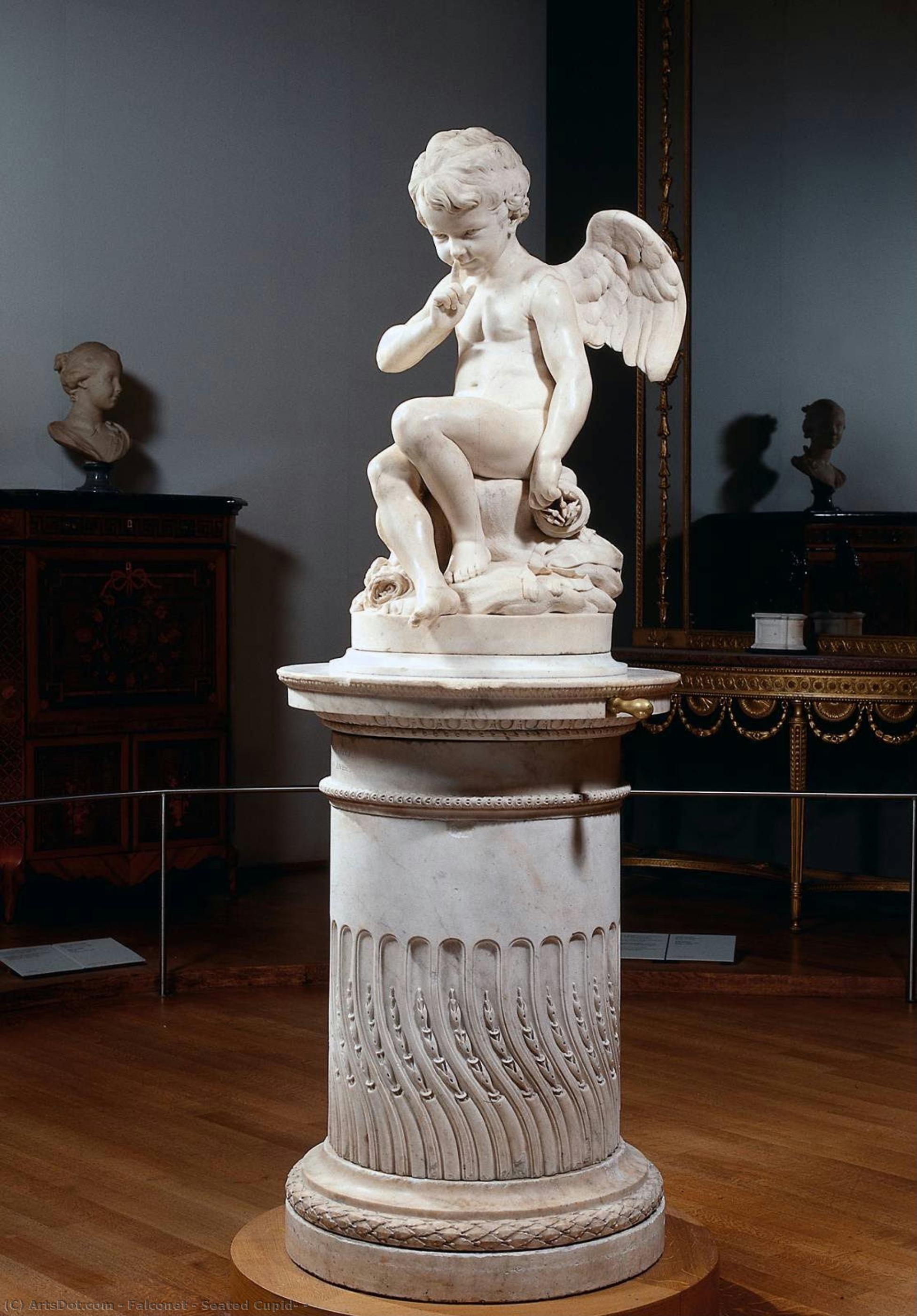 Seated Cupid: — Marie-anne Collot