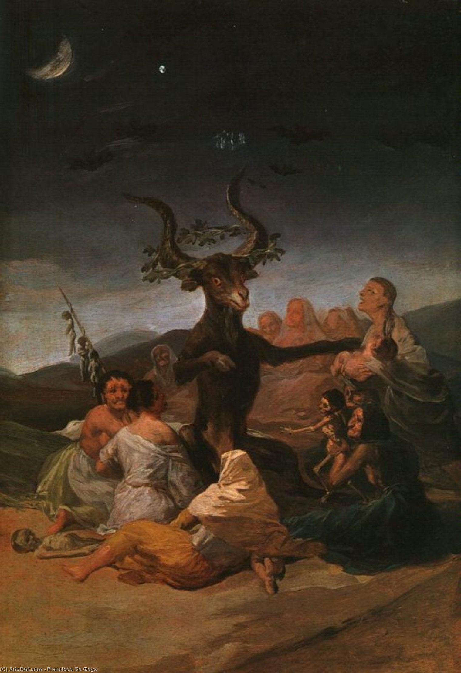 Sabbat Wiedźm — Francisco De Goya