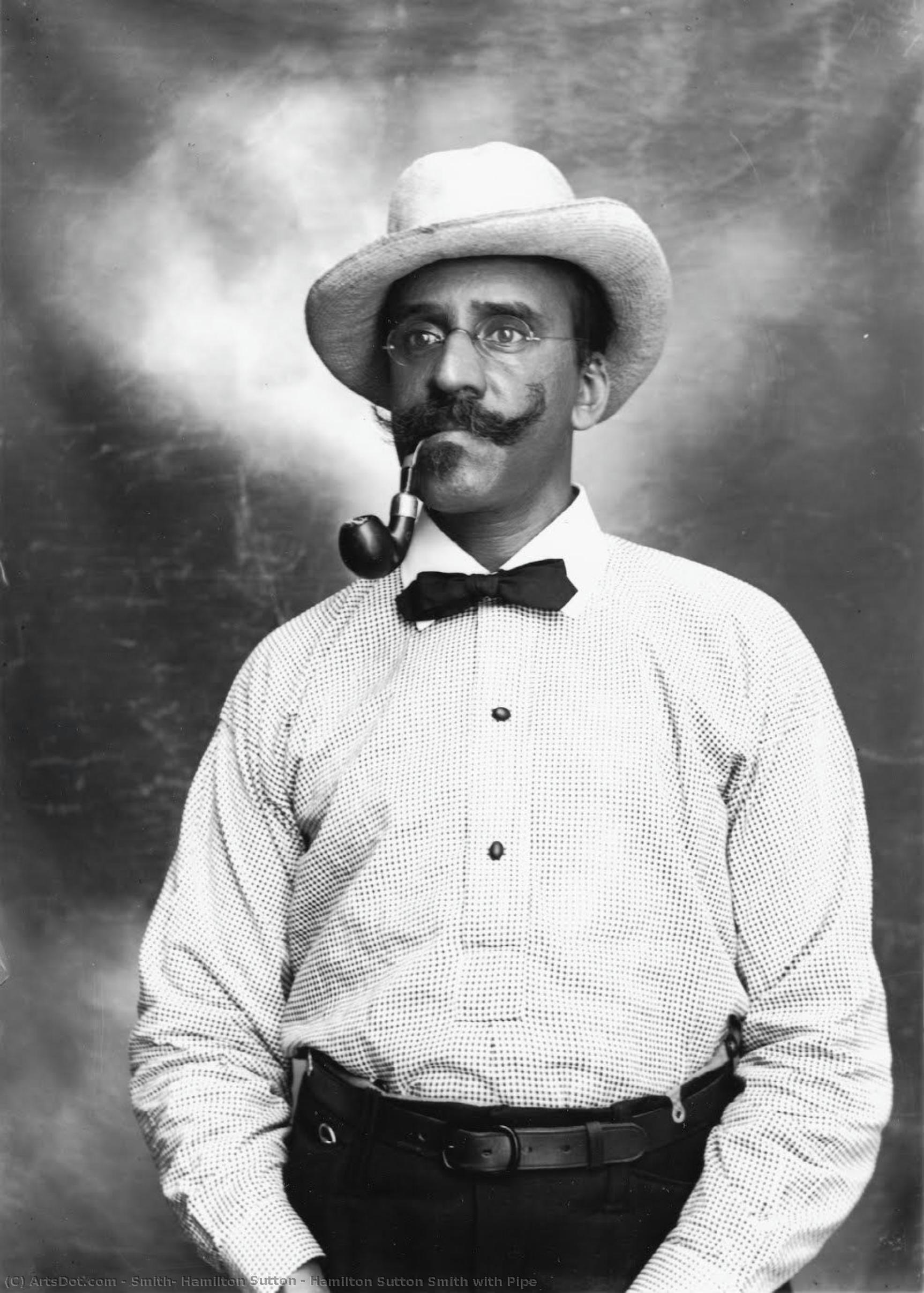 Hamilton Sutton Smith With Pipe — Hamilton Sutton Smith