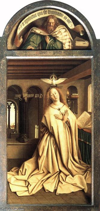 The Ghent Altarpiece: Prophet Micheas Mary Of The Annunciation — Jan Van Ejck