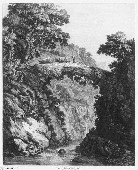 View Near Sorrento — Georg Abraham Hackert