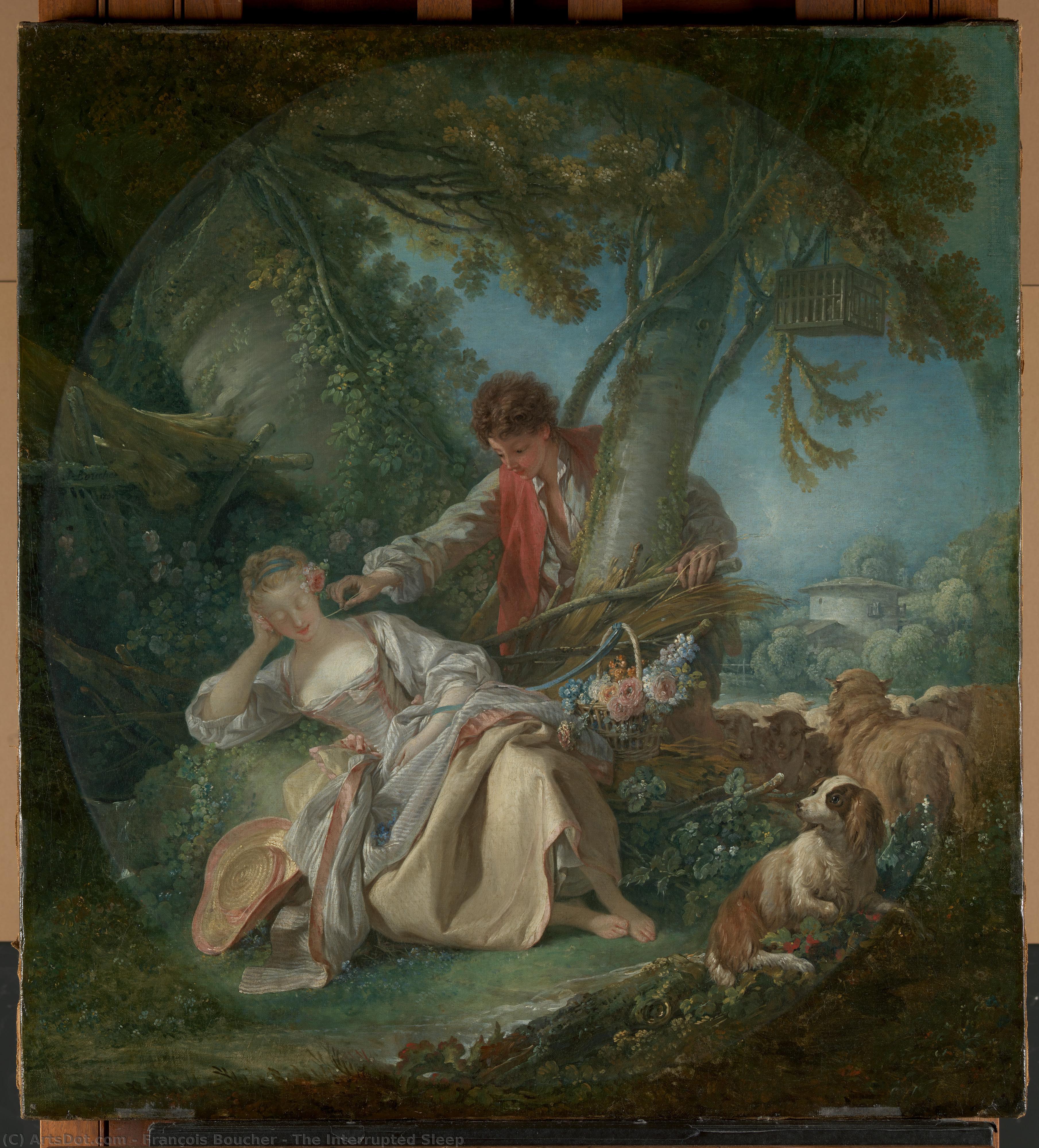 Přerušený Spánek — François Boucher