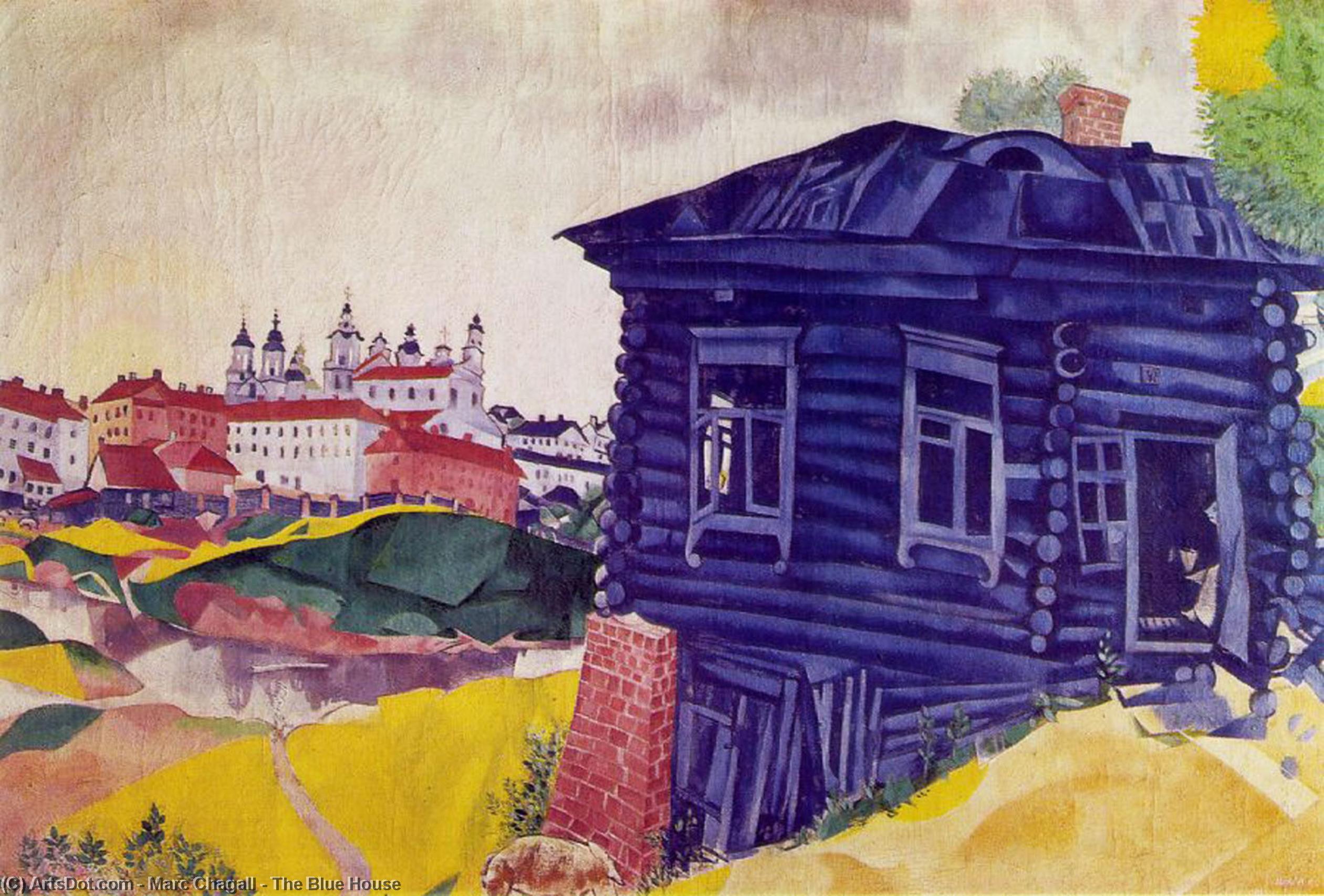 Das Blaue Haus — Marc Chagall