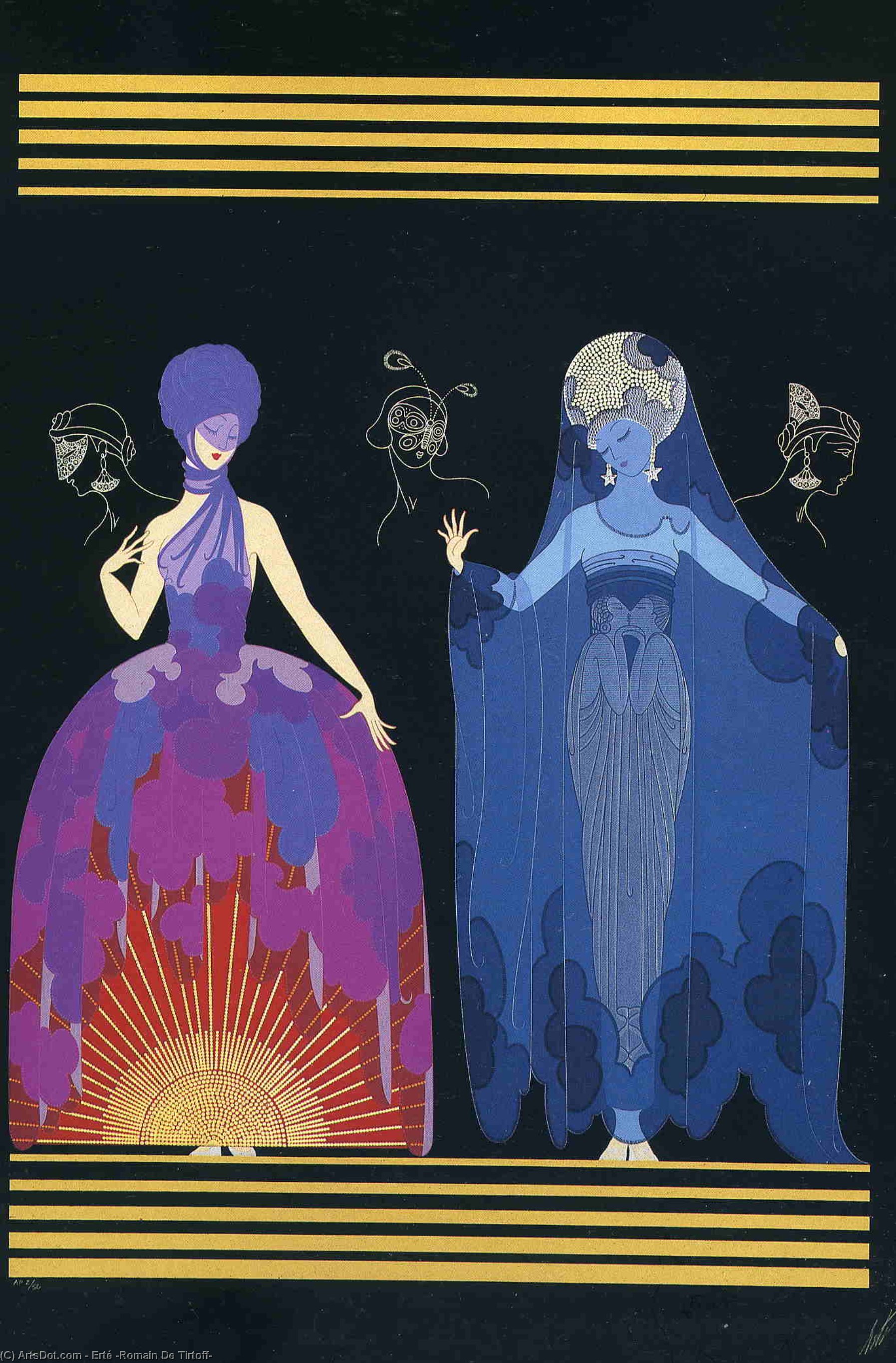 Evening Night — Erté