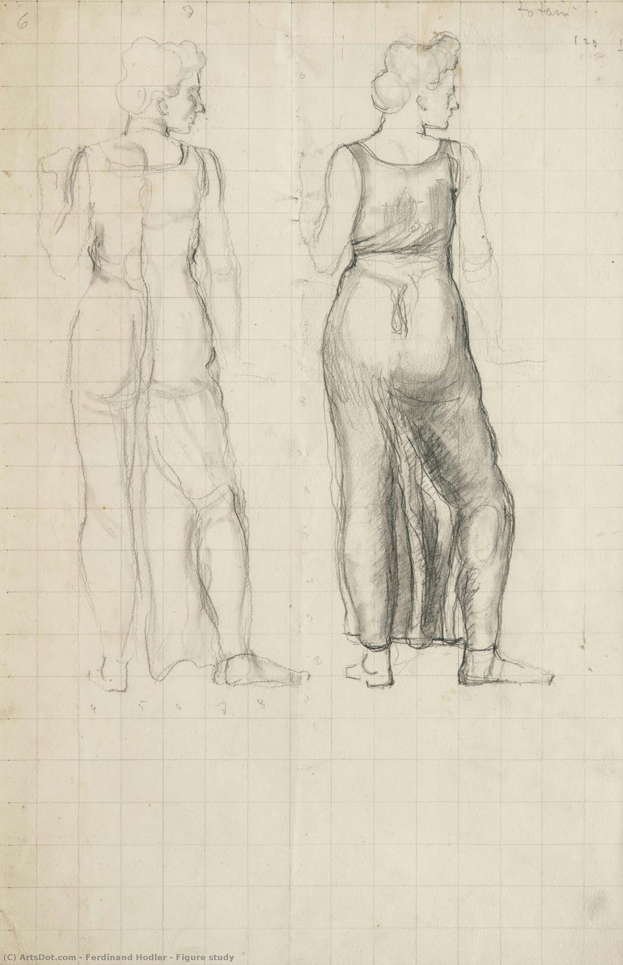 Studie Postavy — Ferdinand Hodler