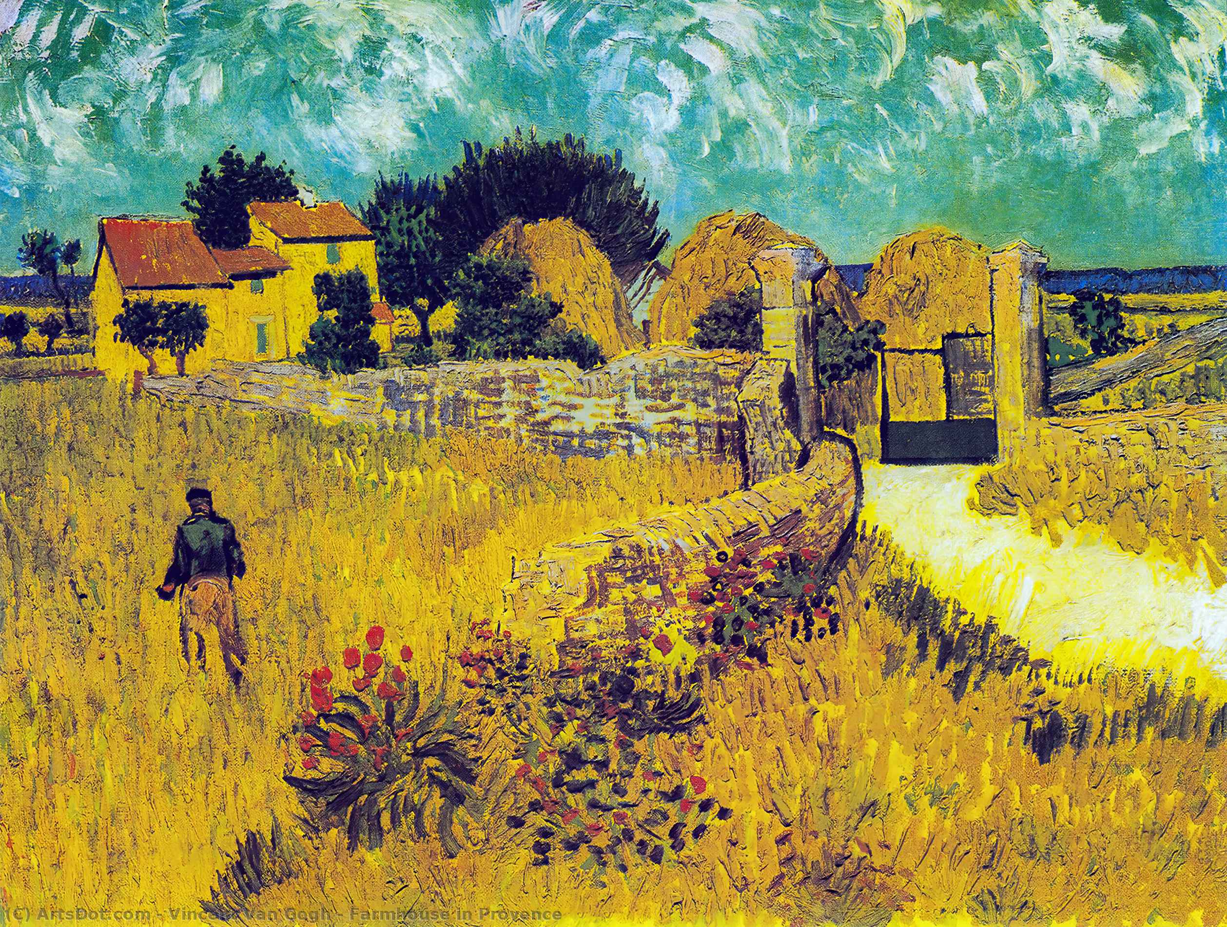 Farmhus I Provence — Vincent Willem Van Gogh