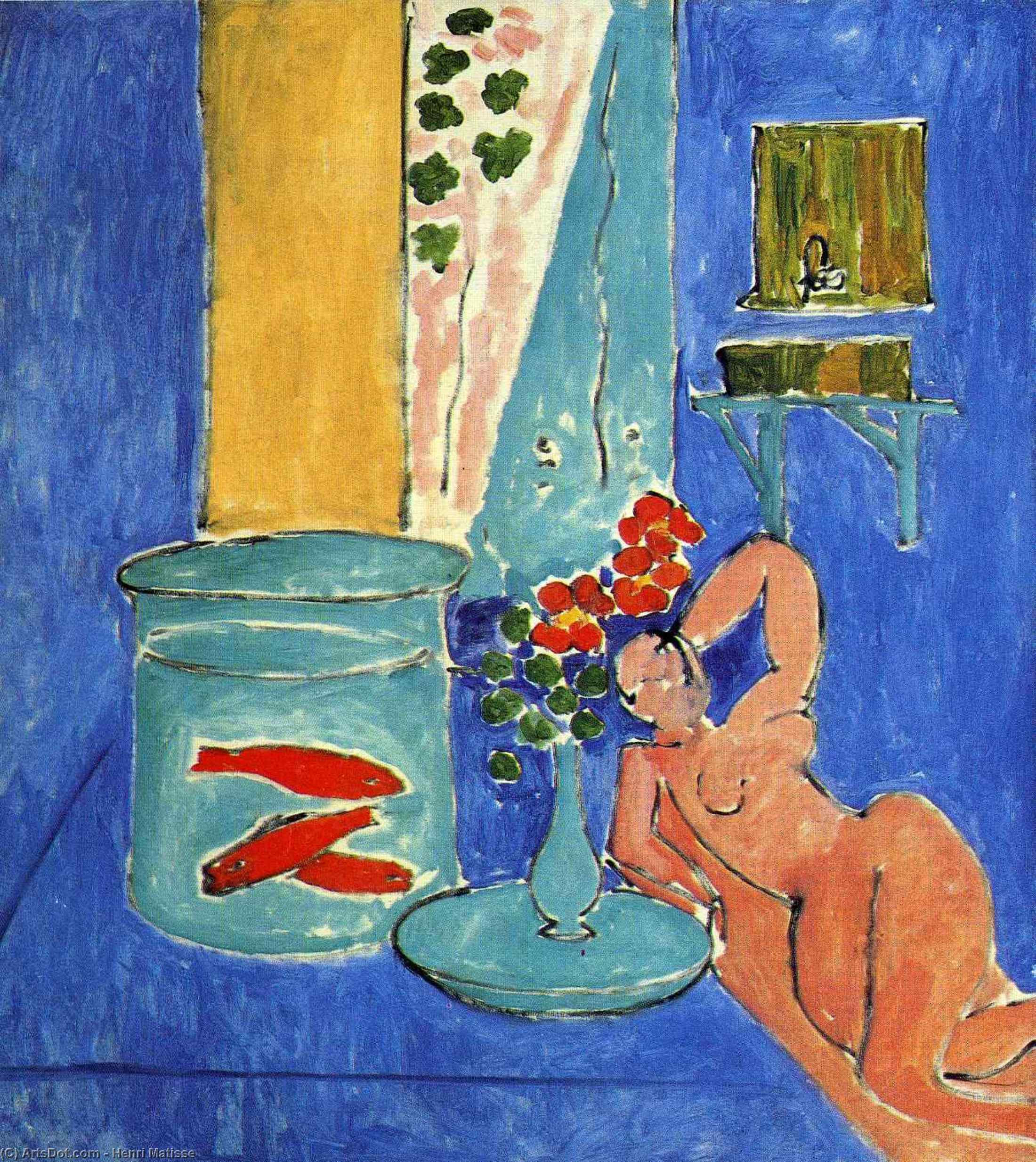 Pesce Rosso E Scultura — Henri Matisse