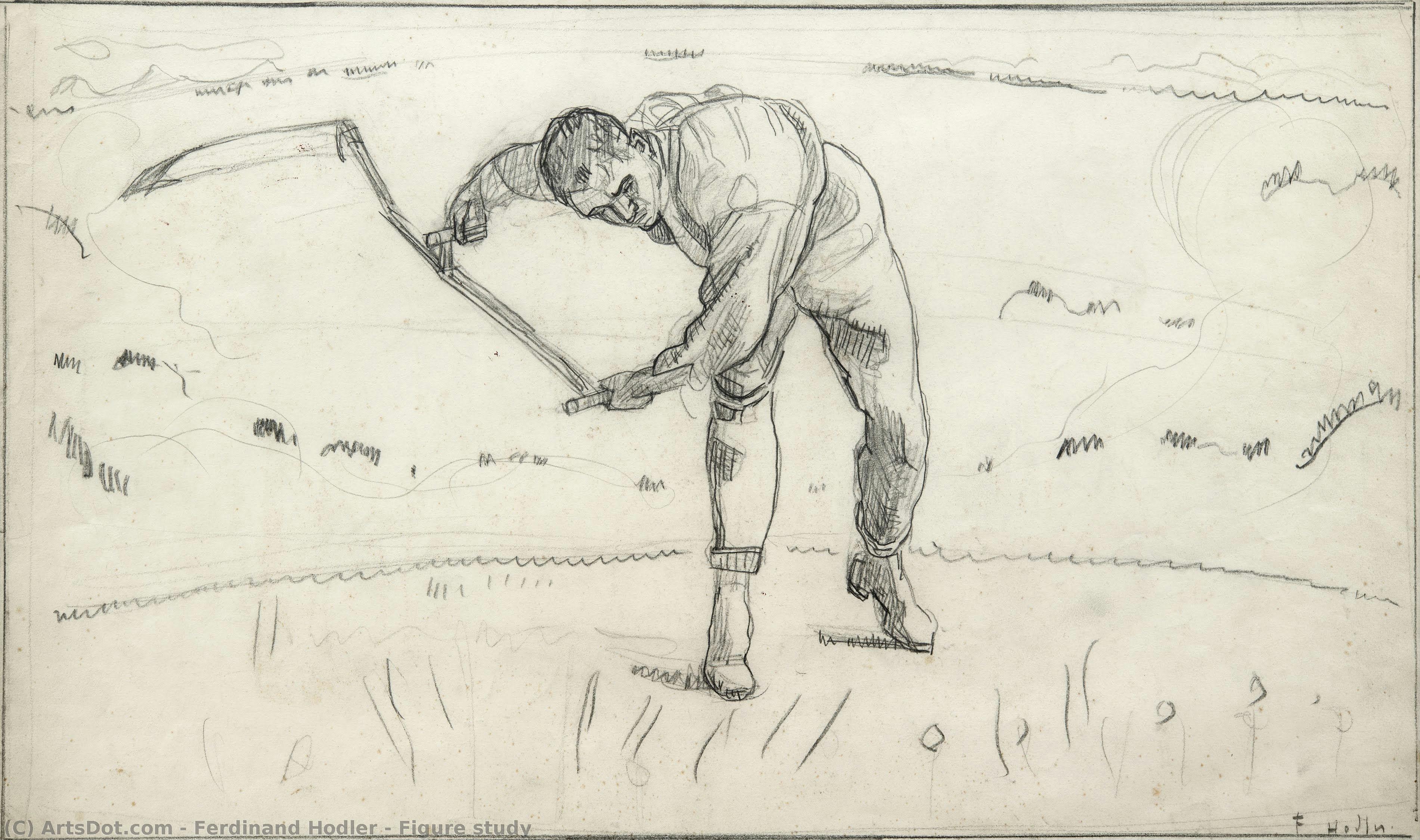 Studium Postaci — Ferdinand Hodler