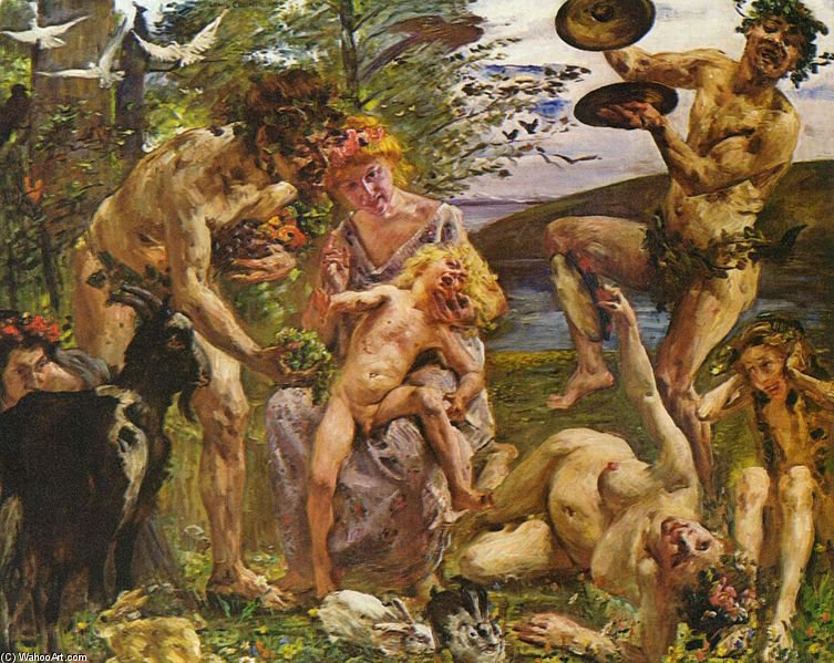 Die Jugend Des Zeus — Lovis Corinth