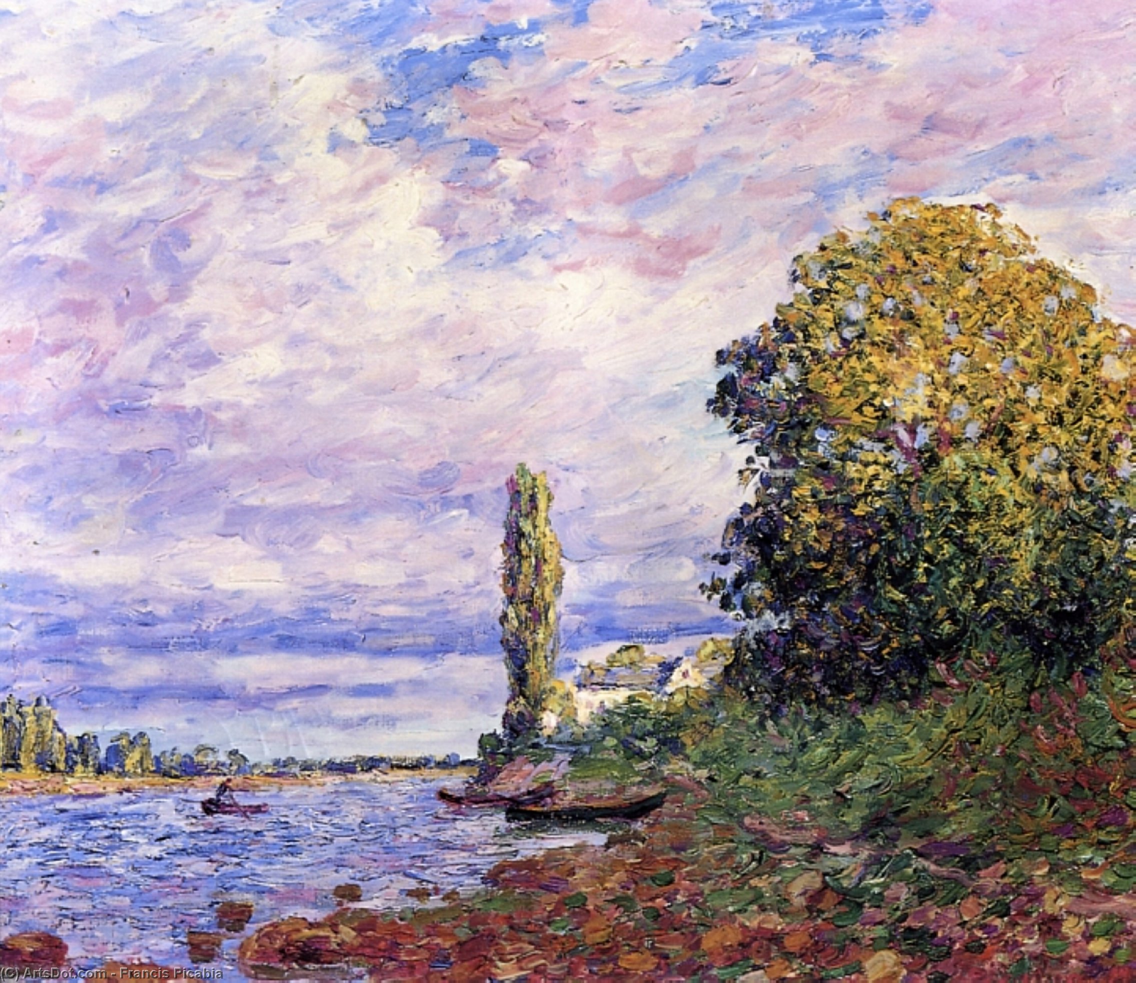 Bank At Poissy — Francis Picabia