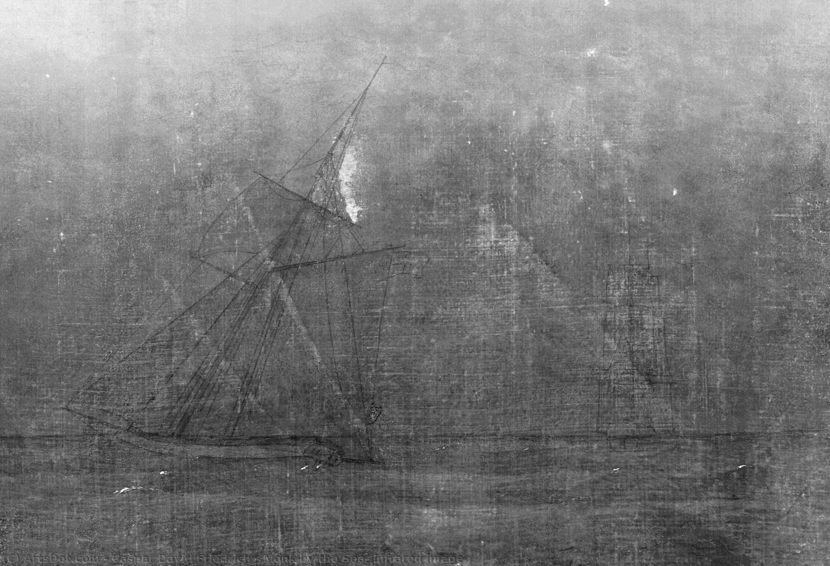 Der Mönch Am Meer — Caspar David Friedrich