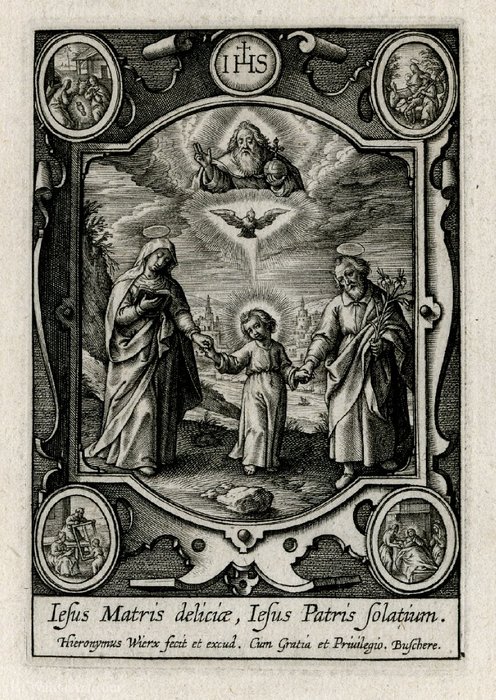 Earthly And Heavenly Trinity — Hieronymus Wierix