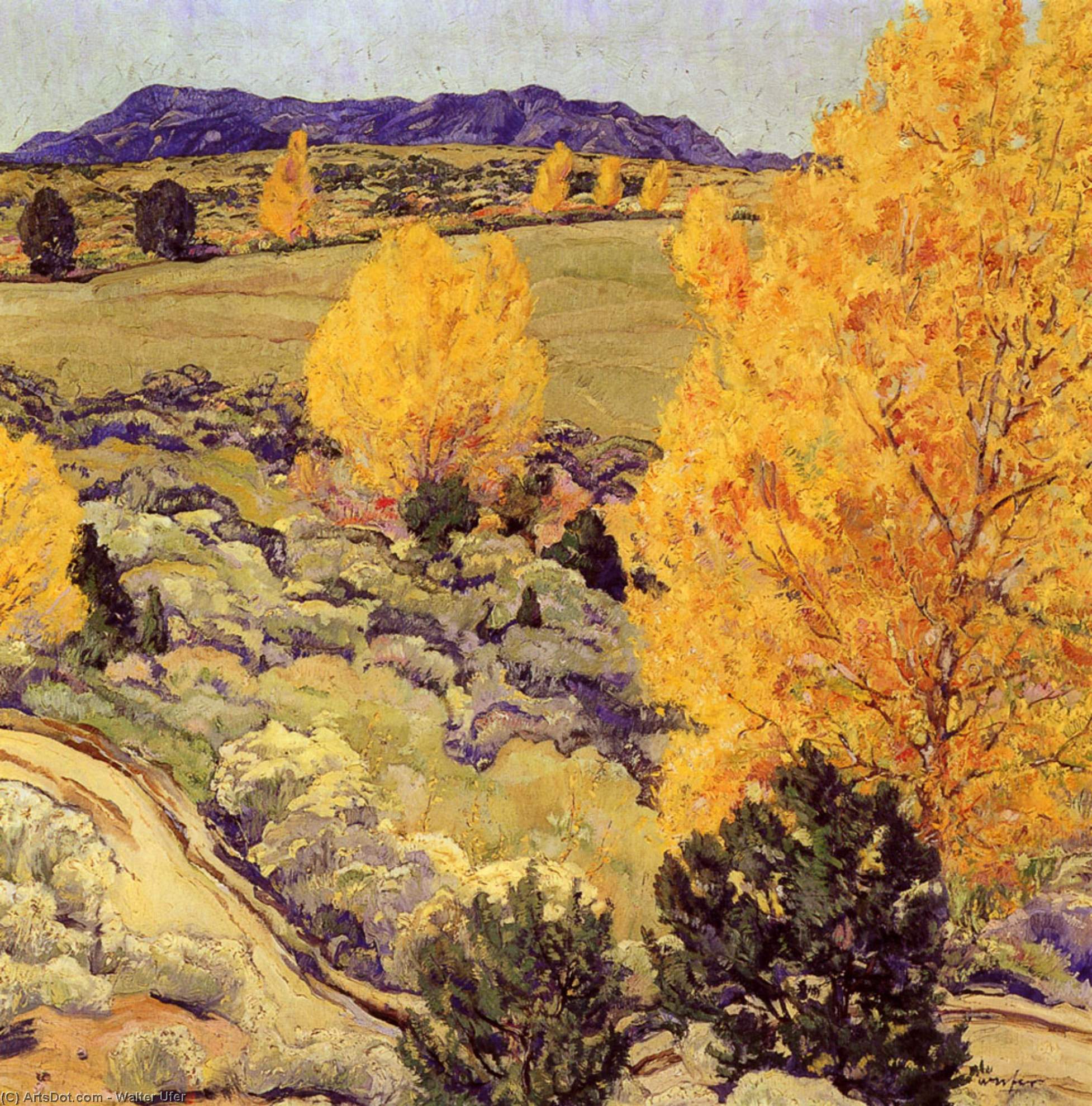 Panaramic Landscape — Walter Ufer
