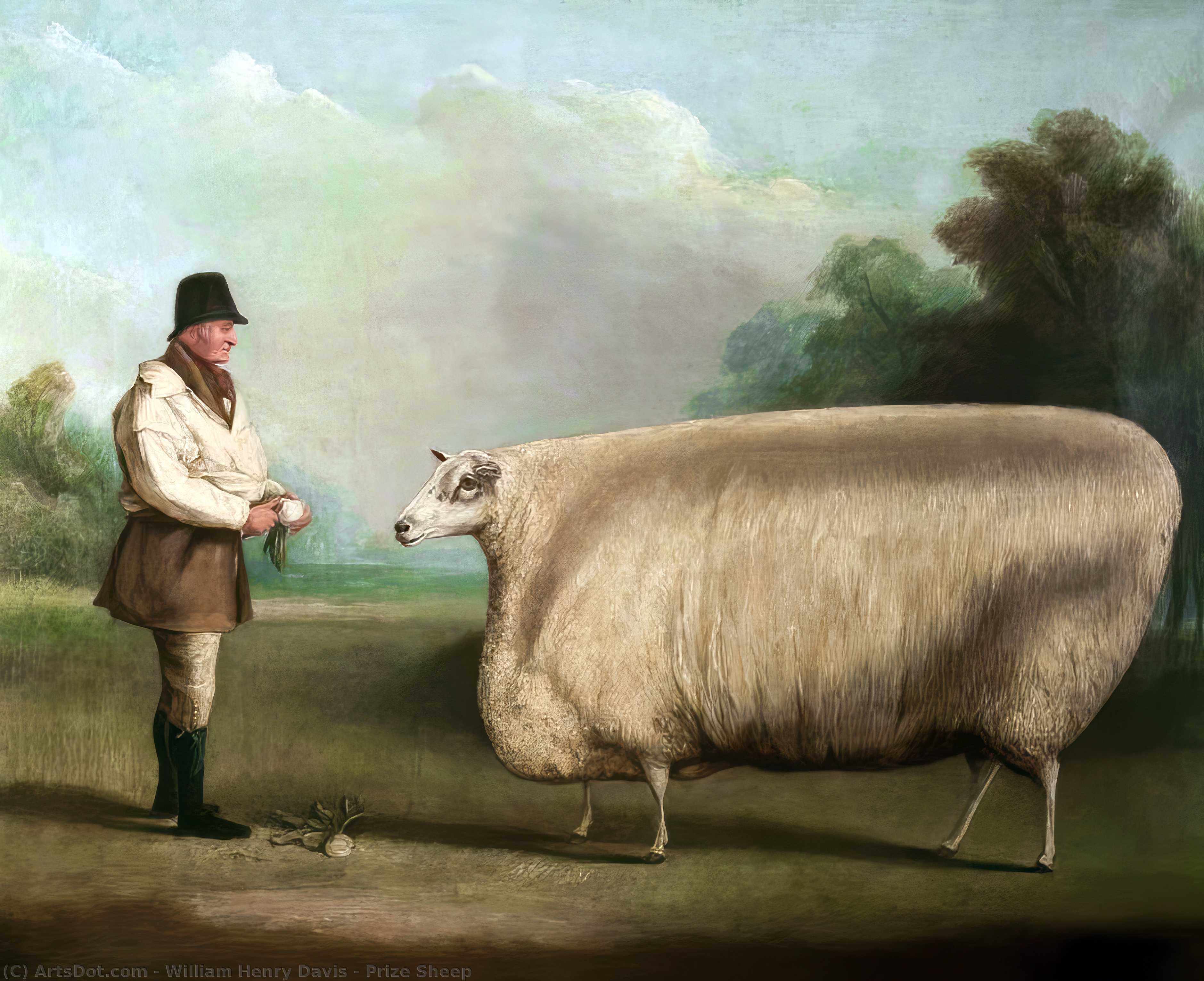 Prize Sheep — Viljamas Henrys Deivisas
