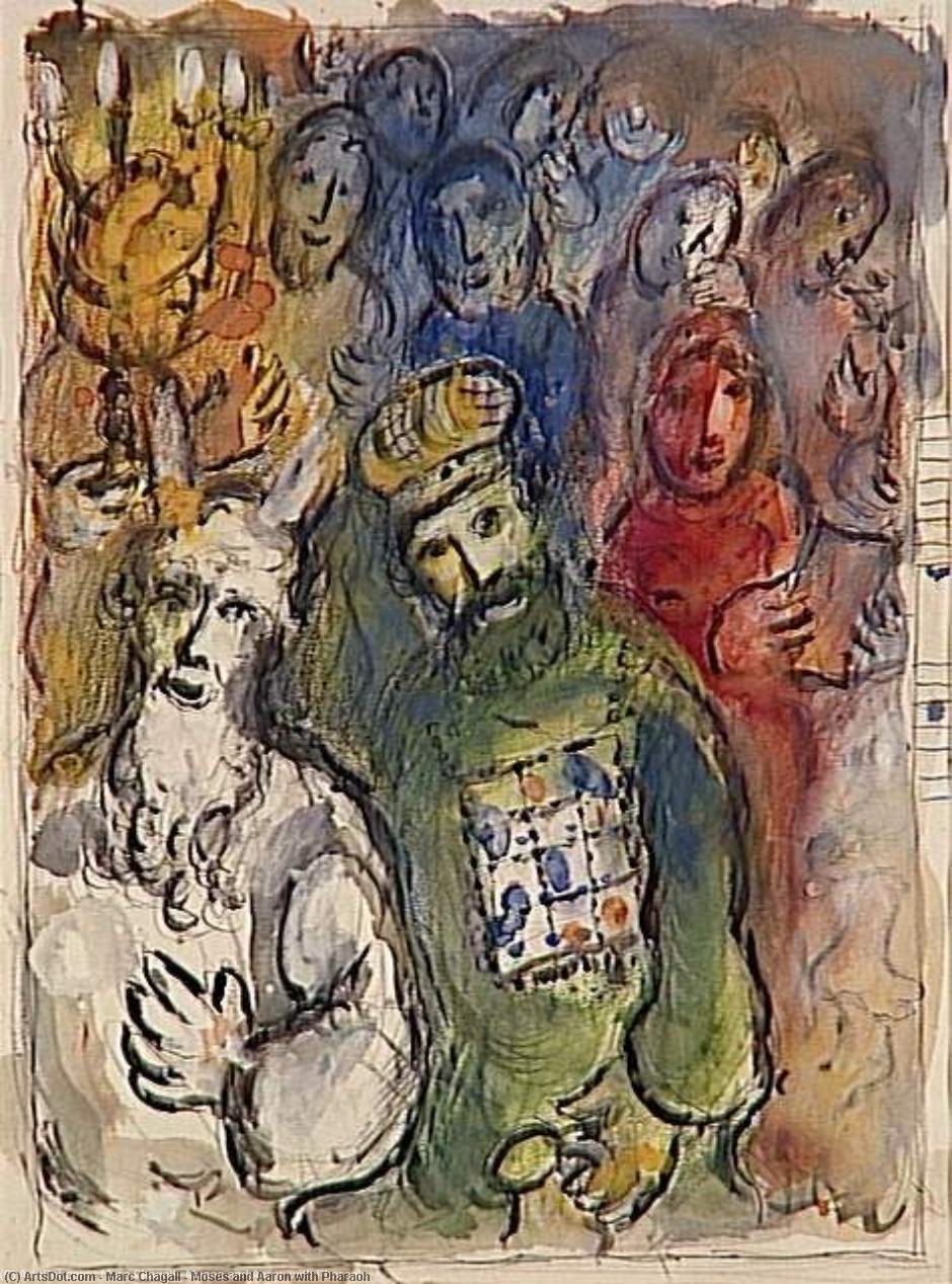 Mosè E Aaron Con Il Faraone — Marc Chagall